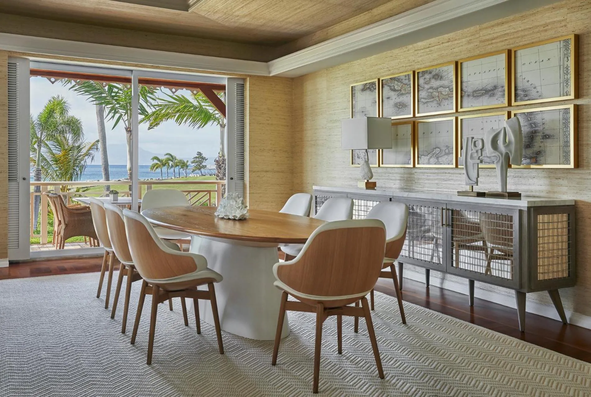 Dining area in Four Seasons Resort Nevis