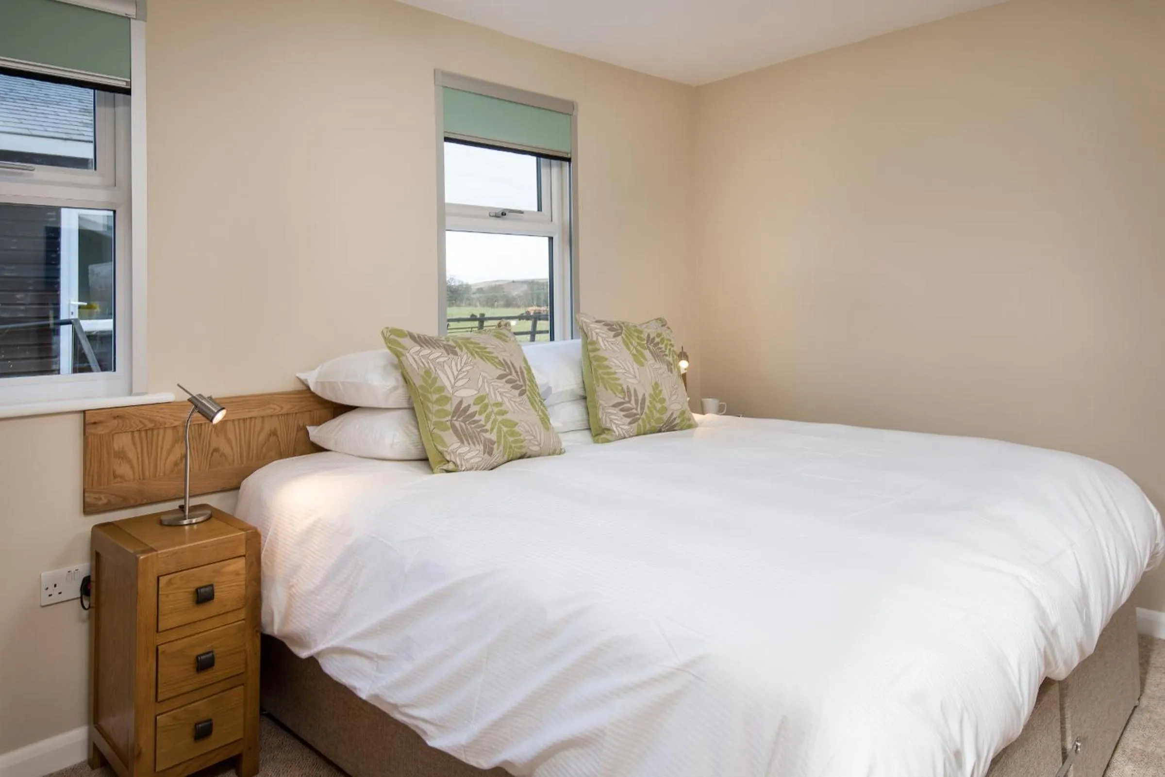 Bed in Brown Rigg Guest Rooms