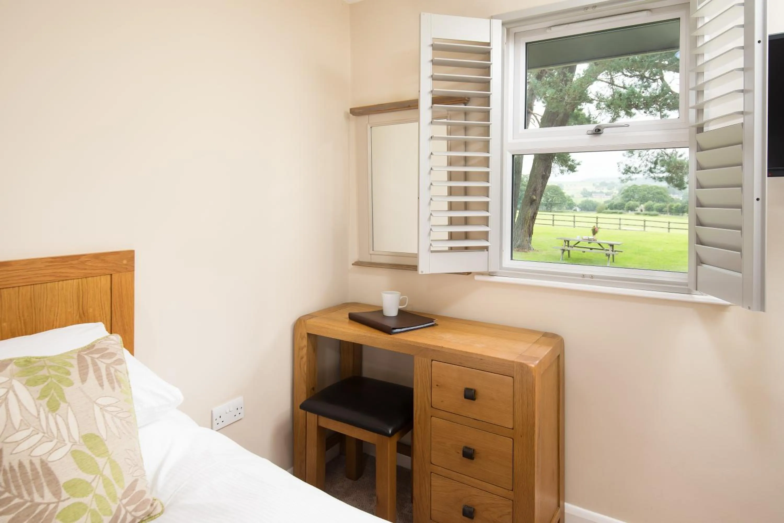 Bed in Brown Rigg Guest Rooms