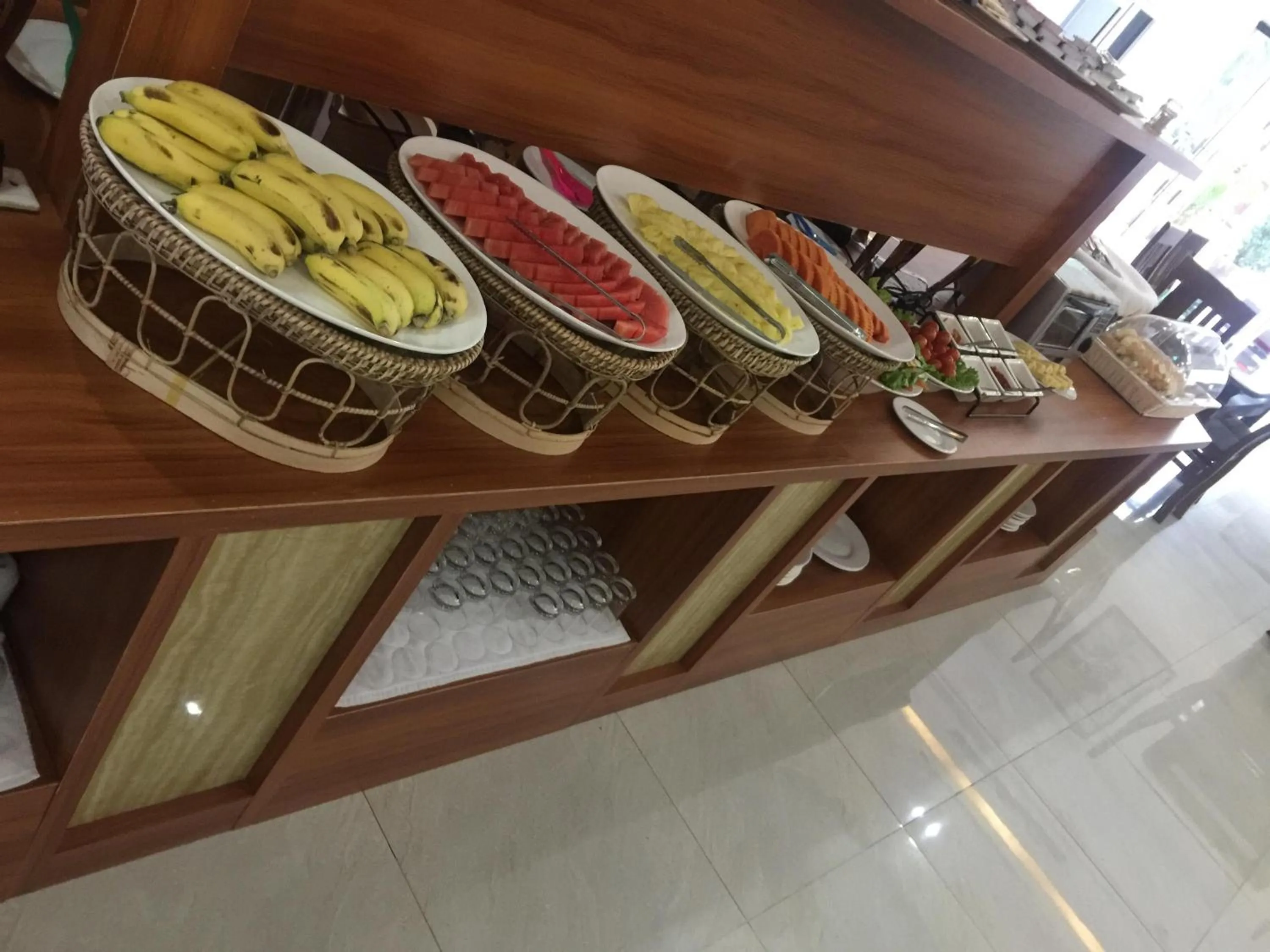 Continental breakfast in Vientiane Garden Villa Hotel