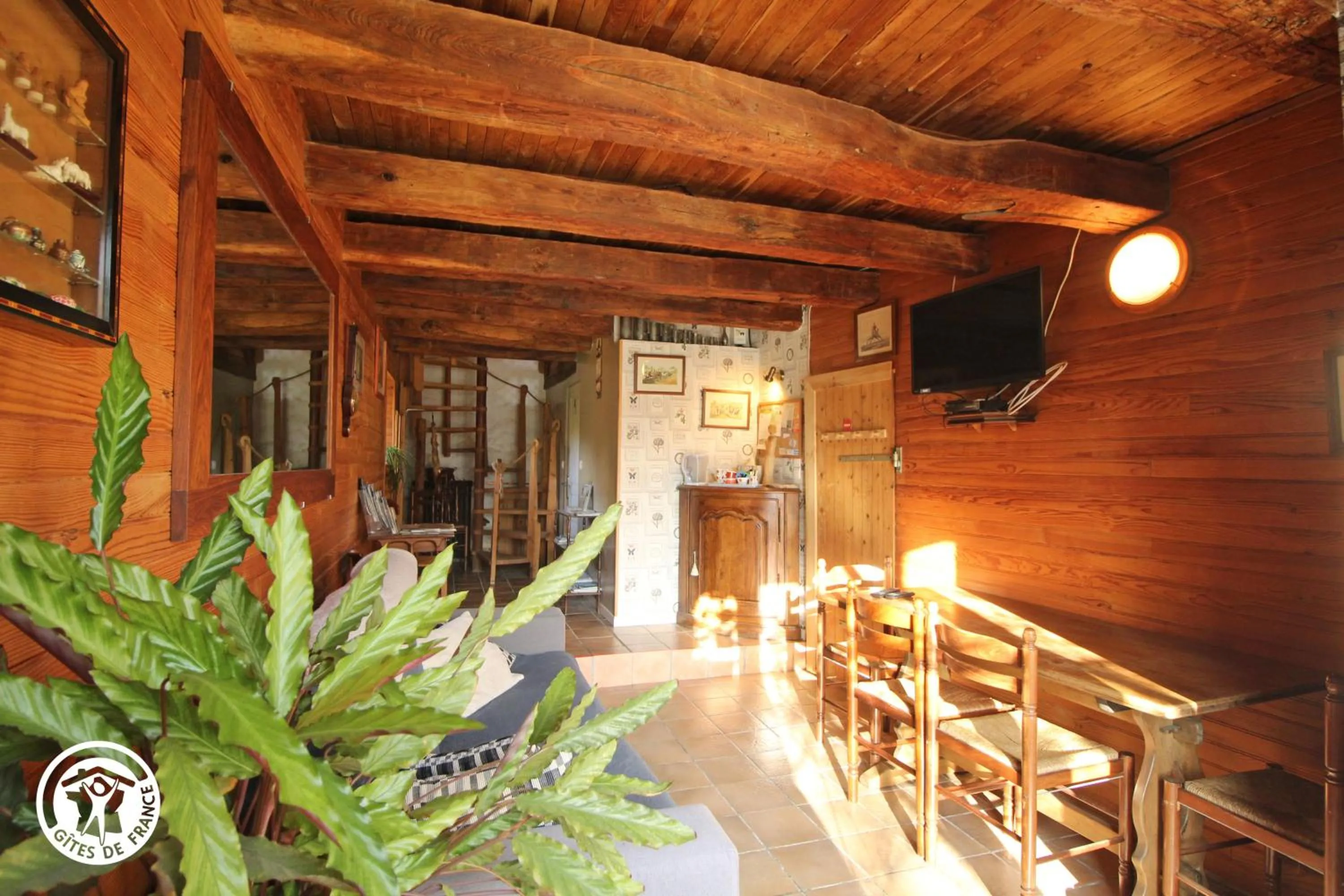 TV and multimedia in Chambre d’hôtes de Vauguenige