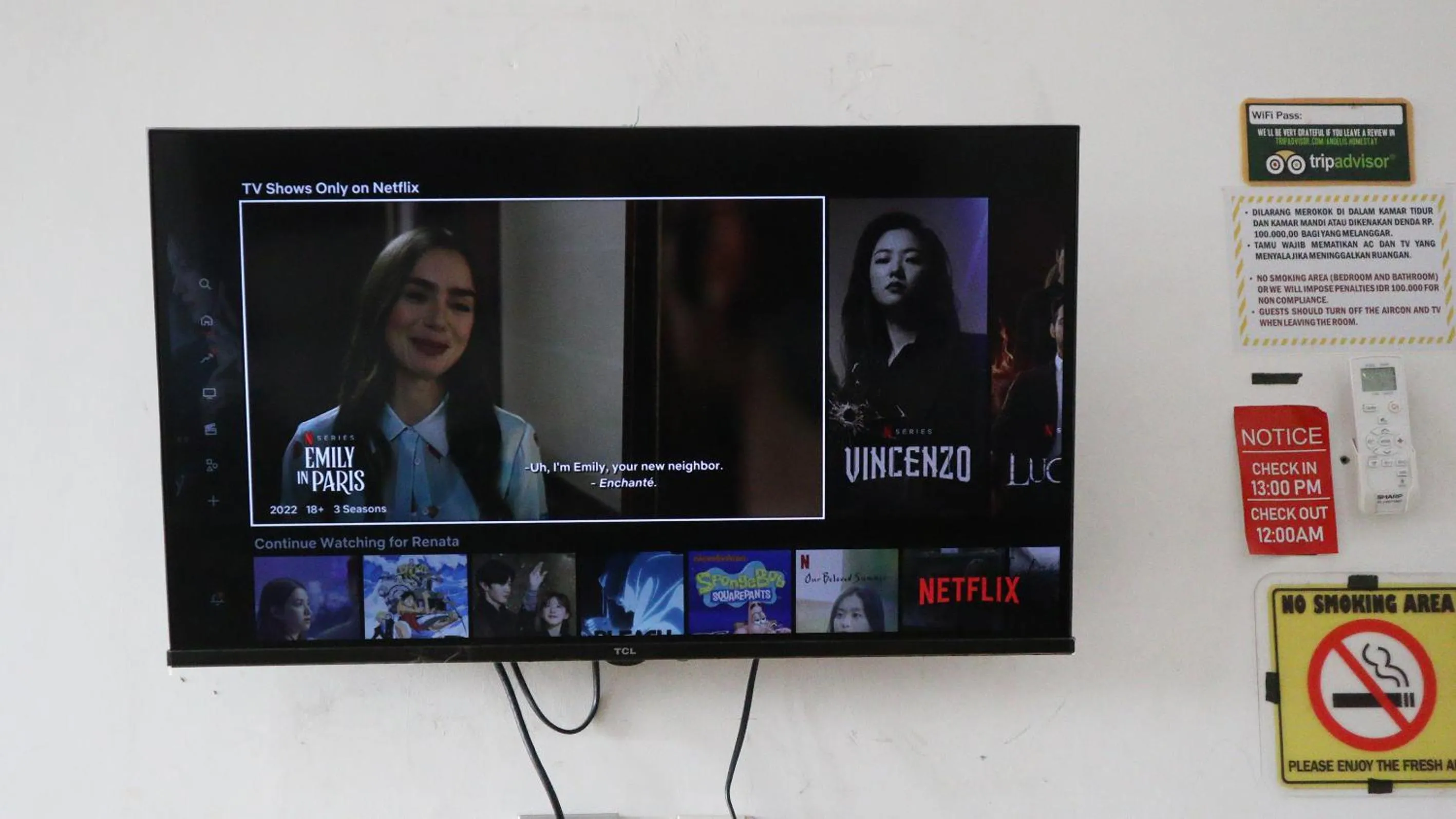 TV and multimedia in Andelis Homestay