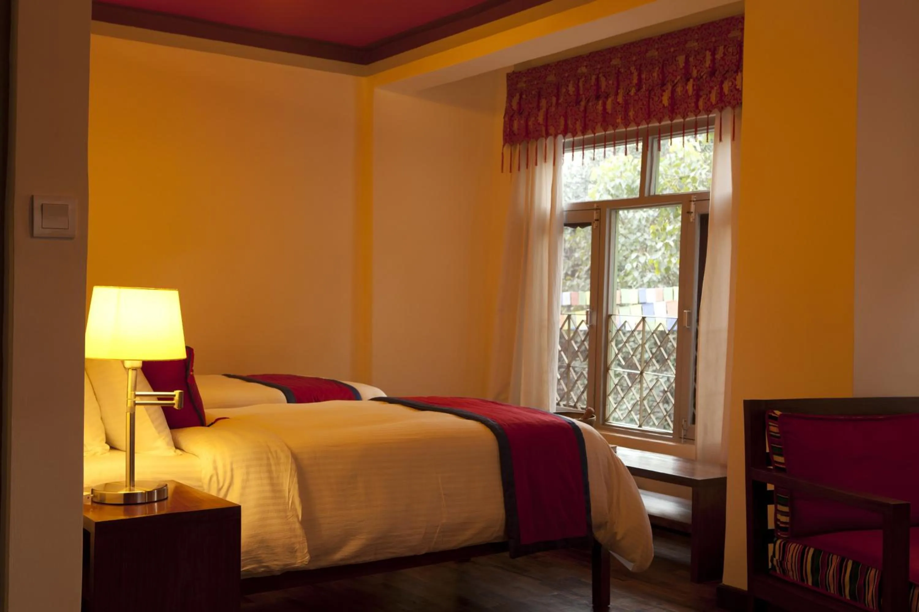 Bed in Shambaling Boutique Hotel