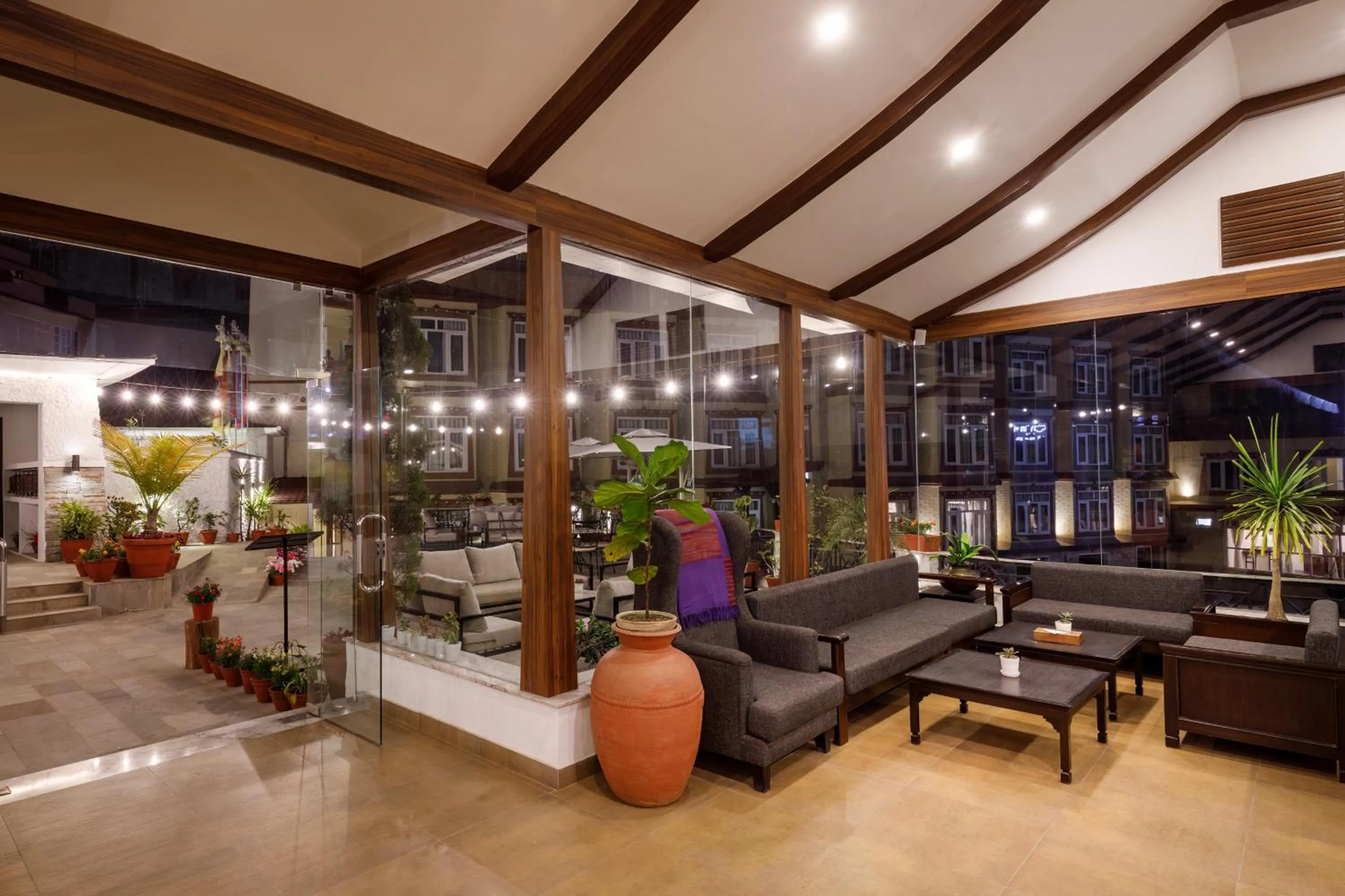 Lobby or reception in Shambaling Boutique Hotel