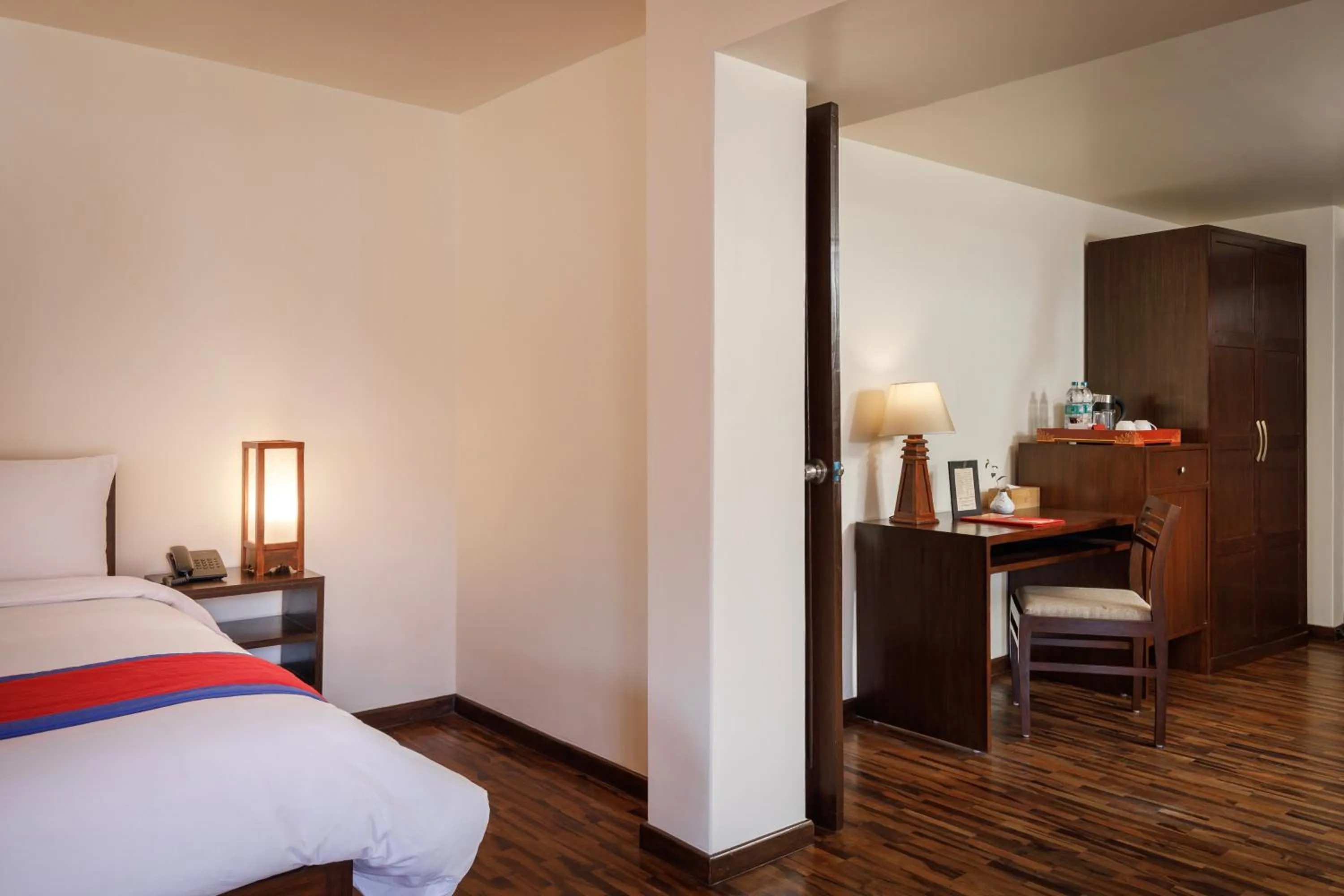 Bed in Shambaling Boutique Hotel