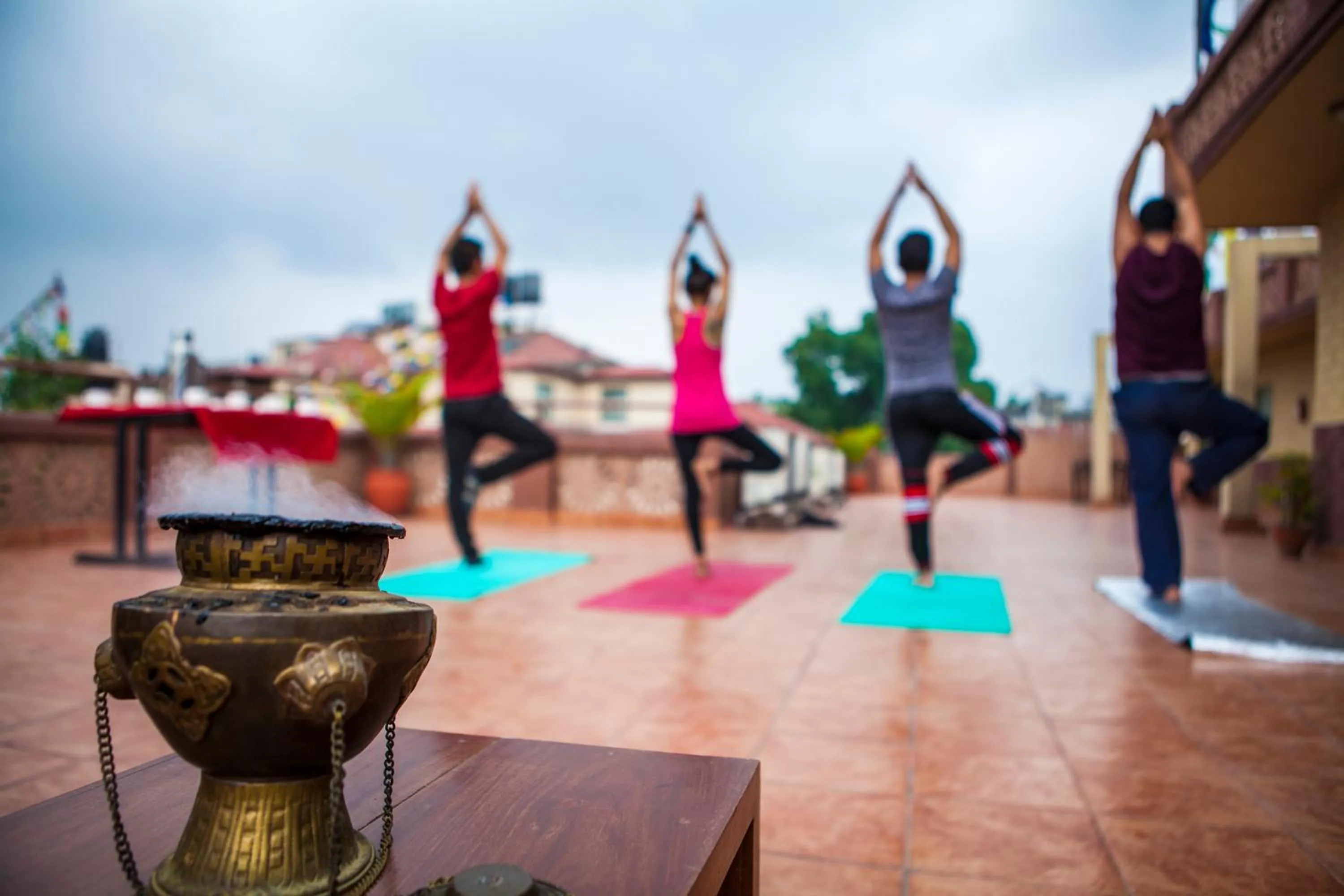 Balcony/Terrace in Shambaling Boutique Hotel