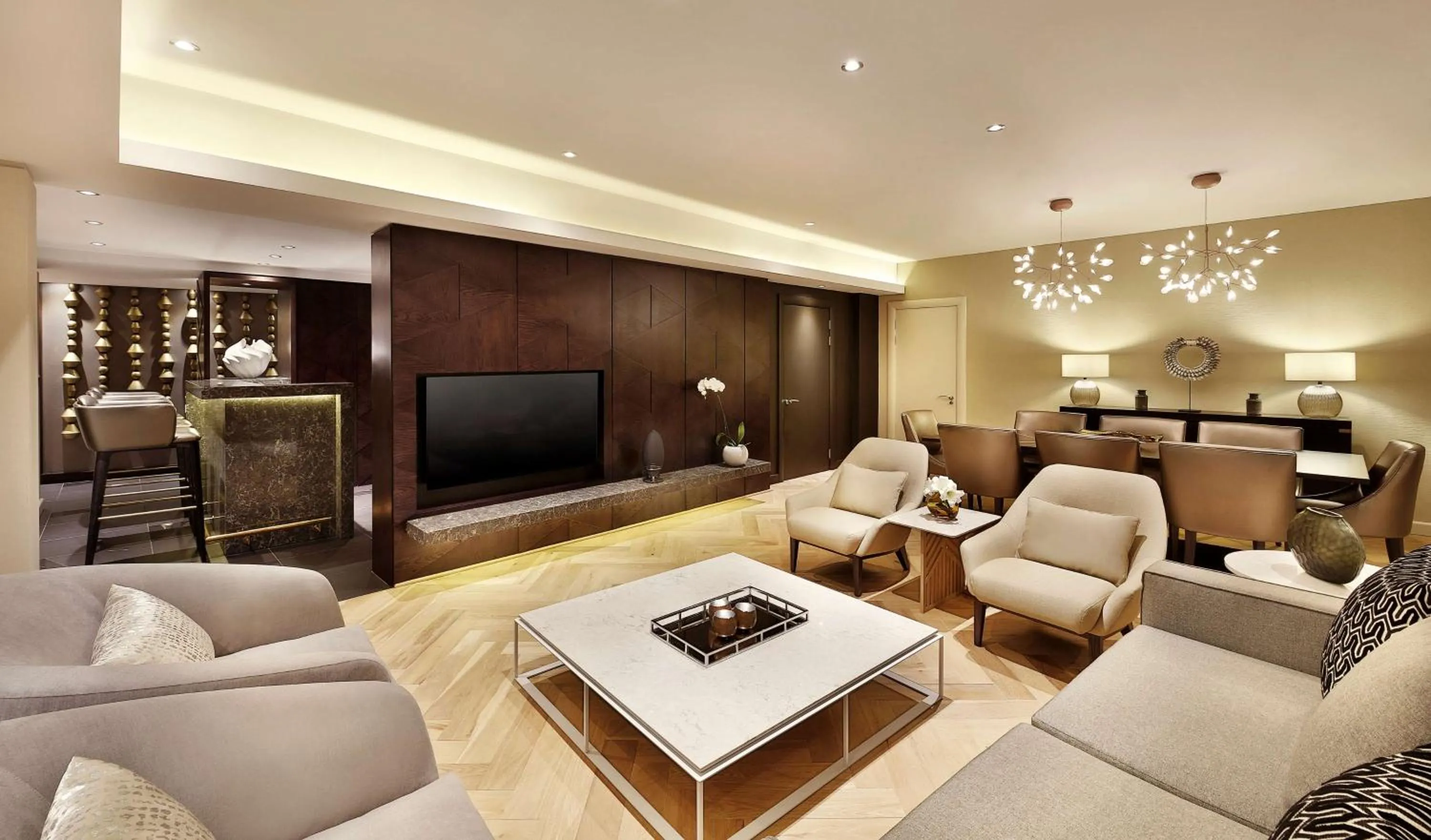 Living room in Hilton Durban