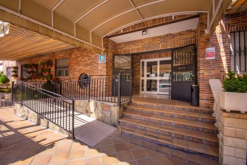 Patio in Hostal El Cruce