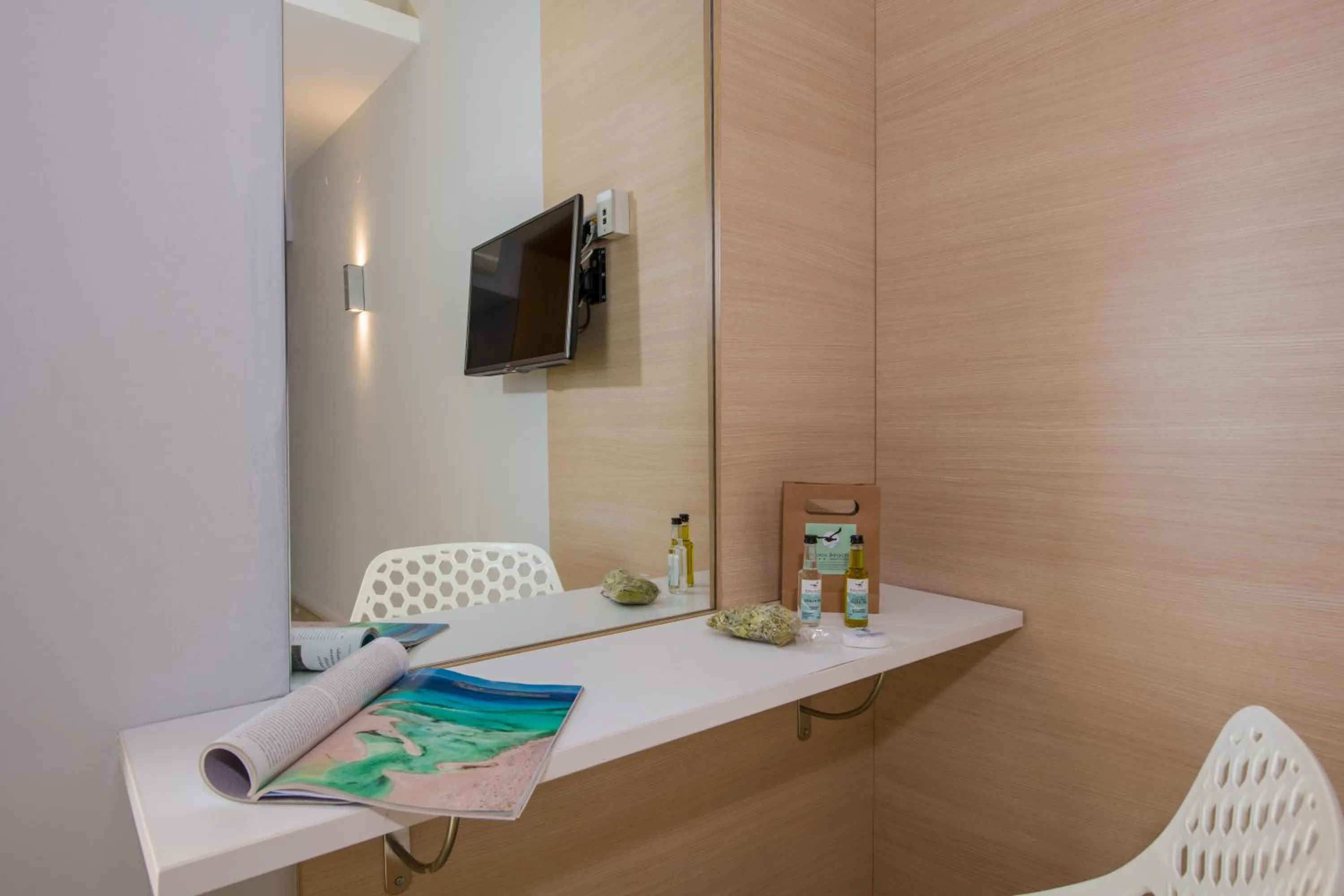 Seating area in Balos Beach