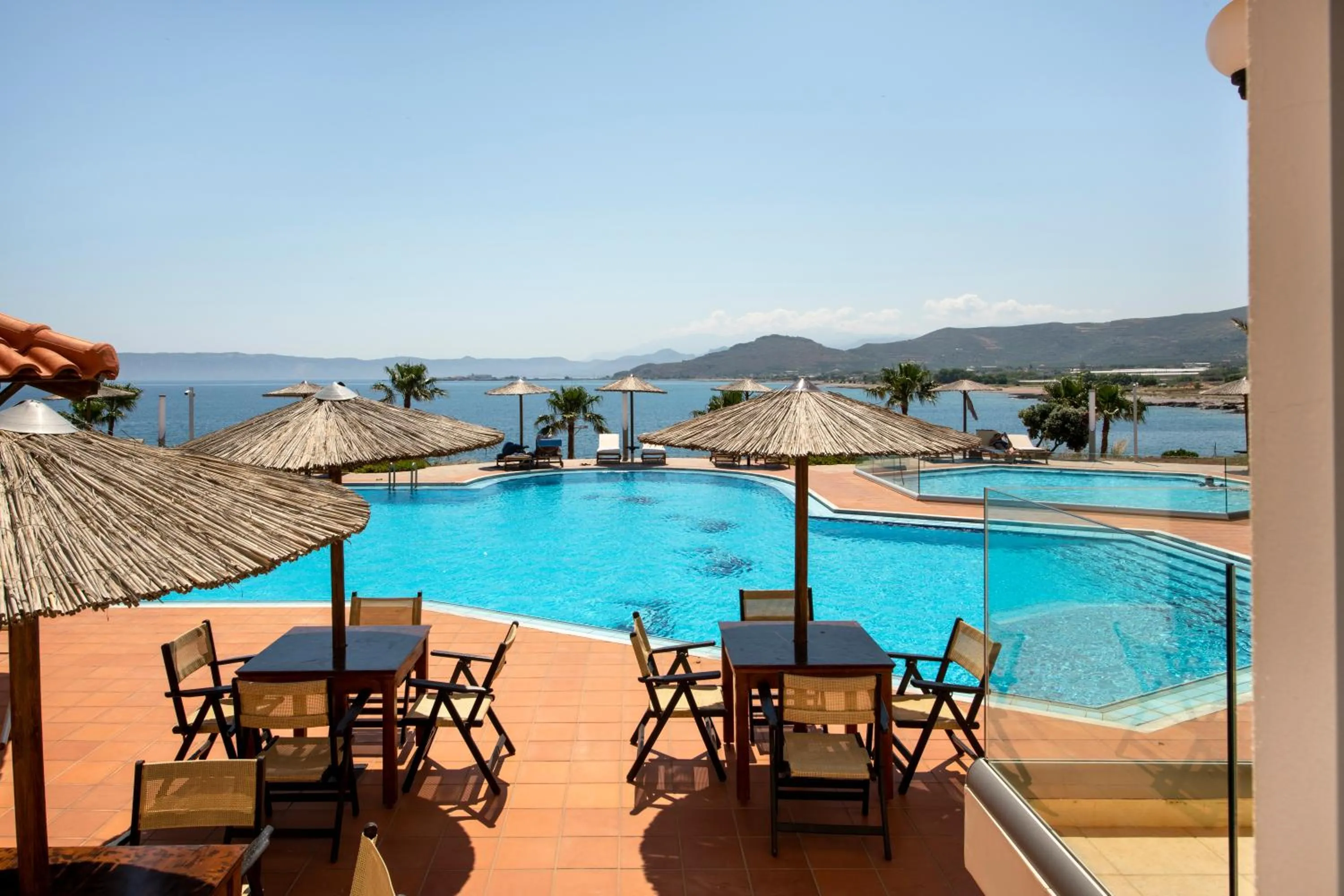 Pool view in Balos Beach