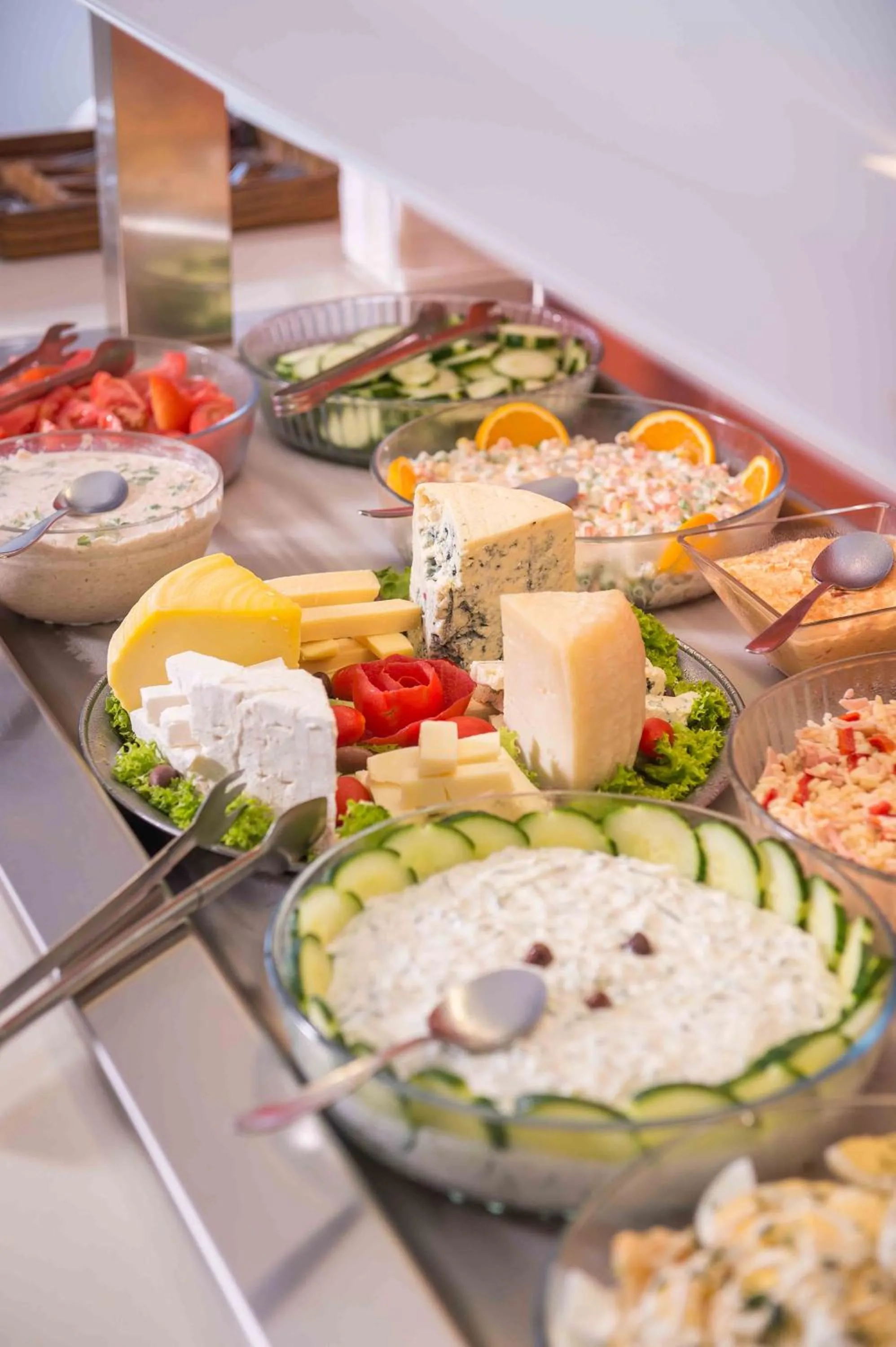 Buffet breakfast in Balos Beach