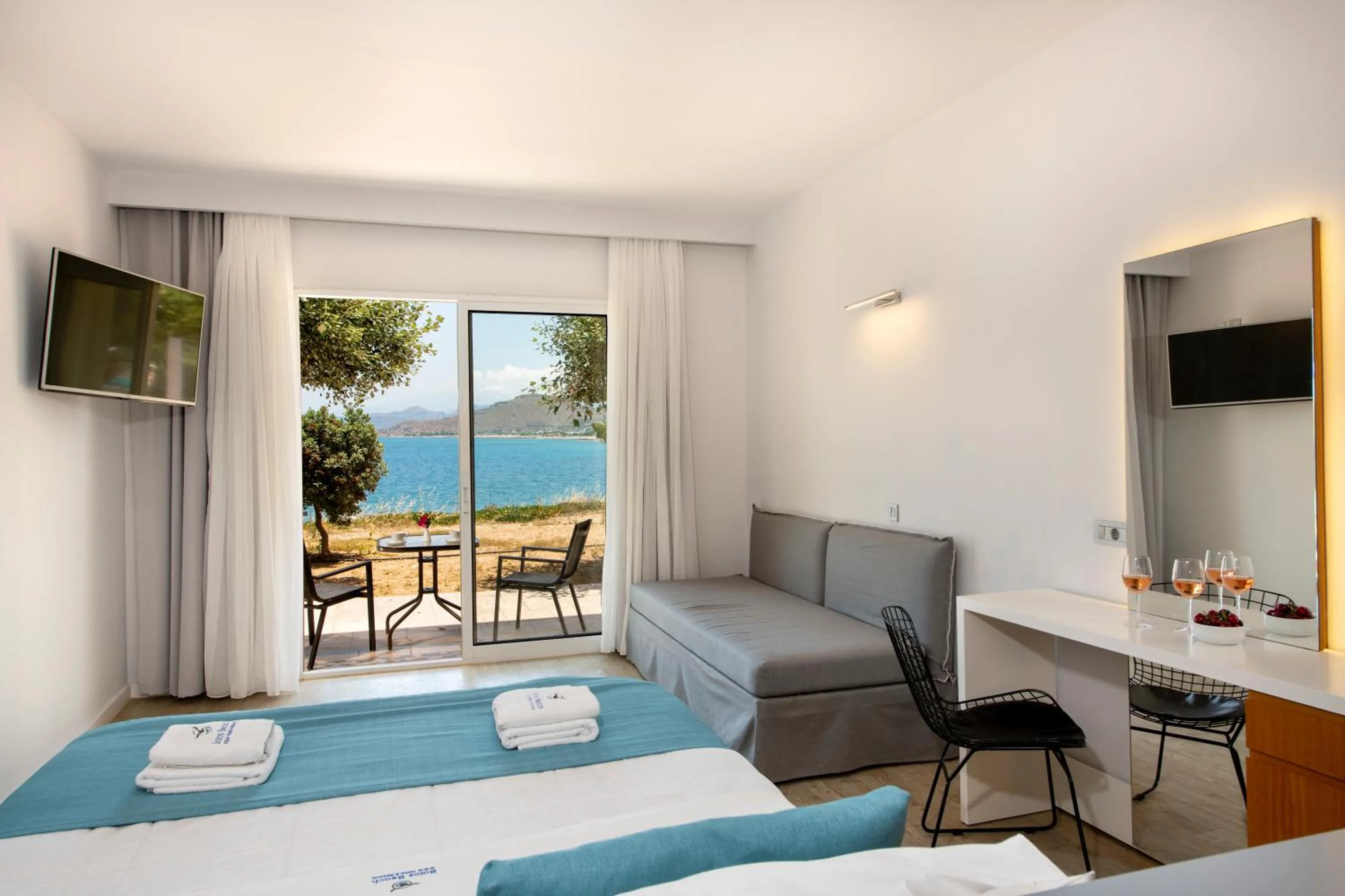 Natural landscape in Balos Beach