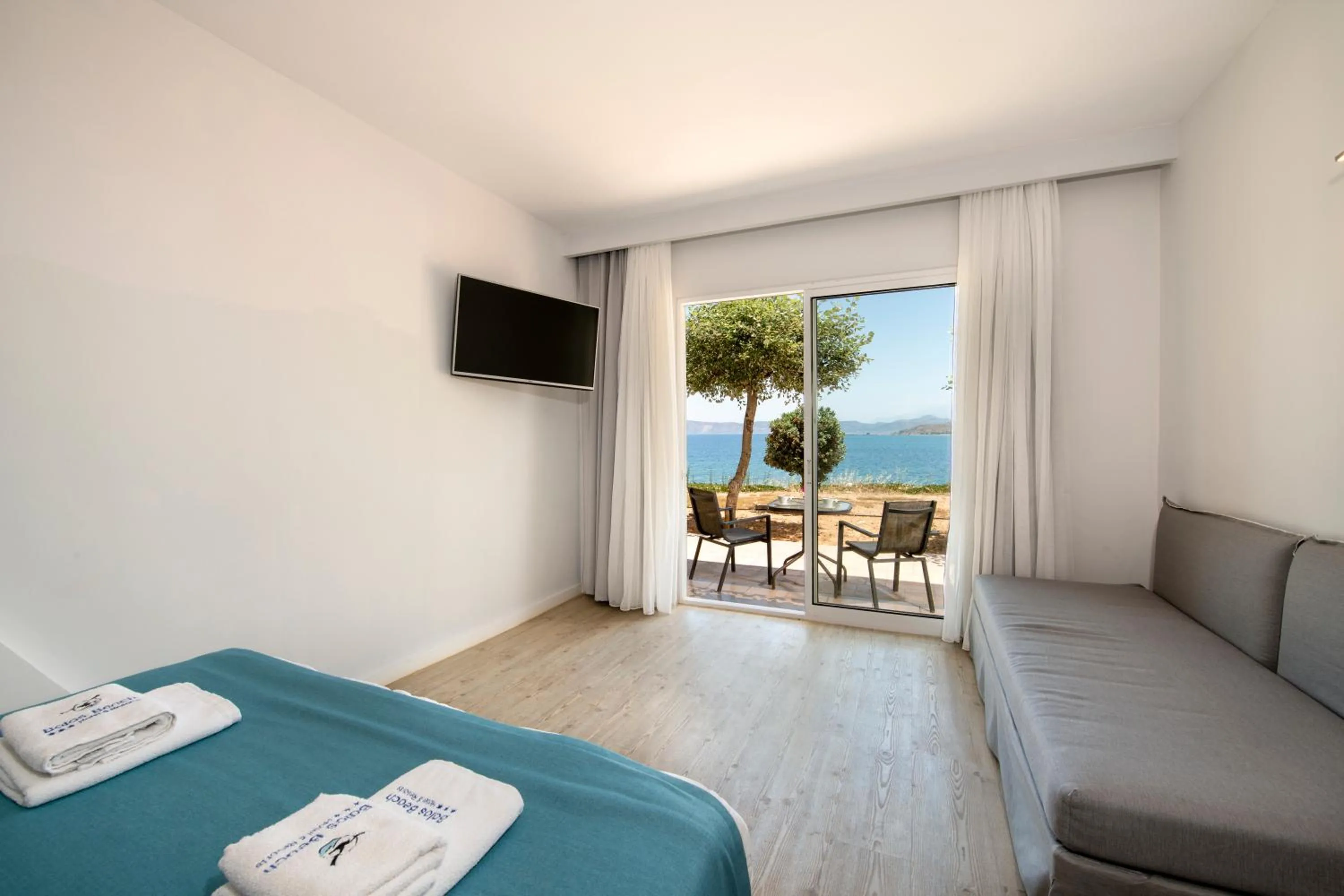 Natural landscape in Balos Beach