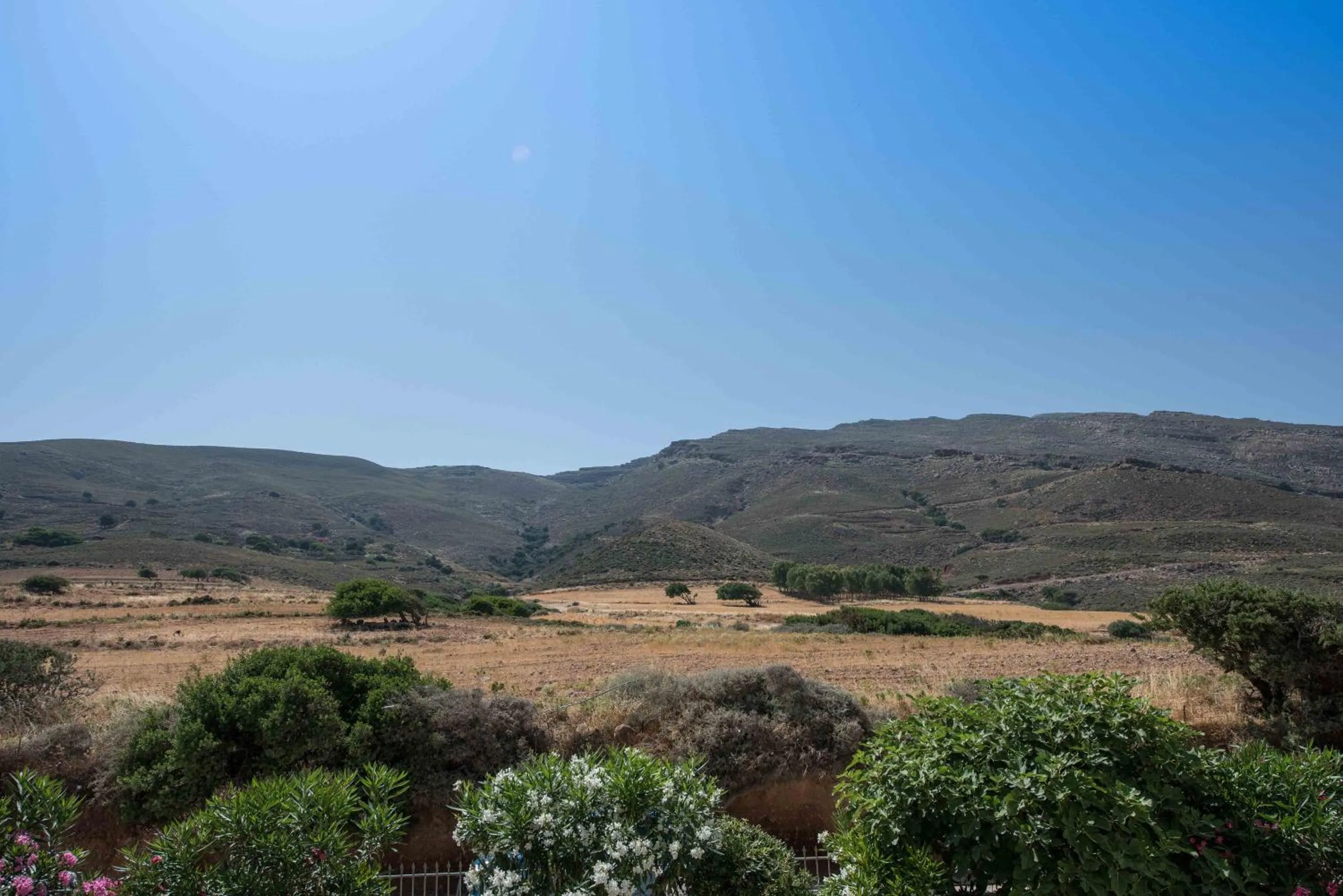 Natural landscape in Balos Beach