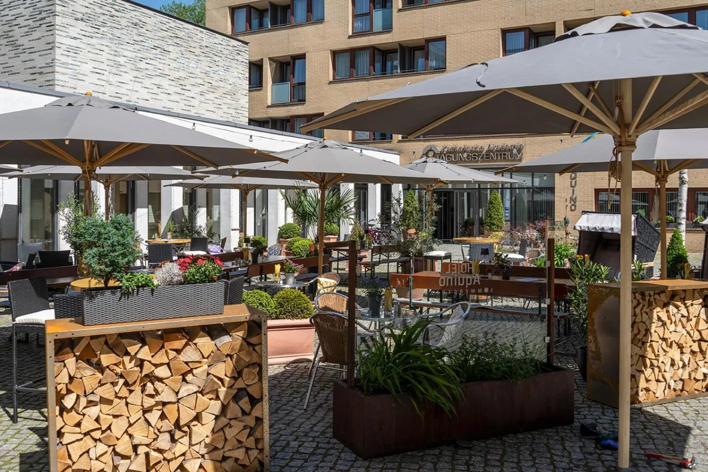 Garden in Hotel Aquino Berlin