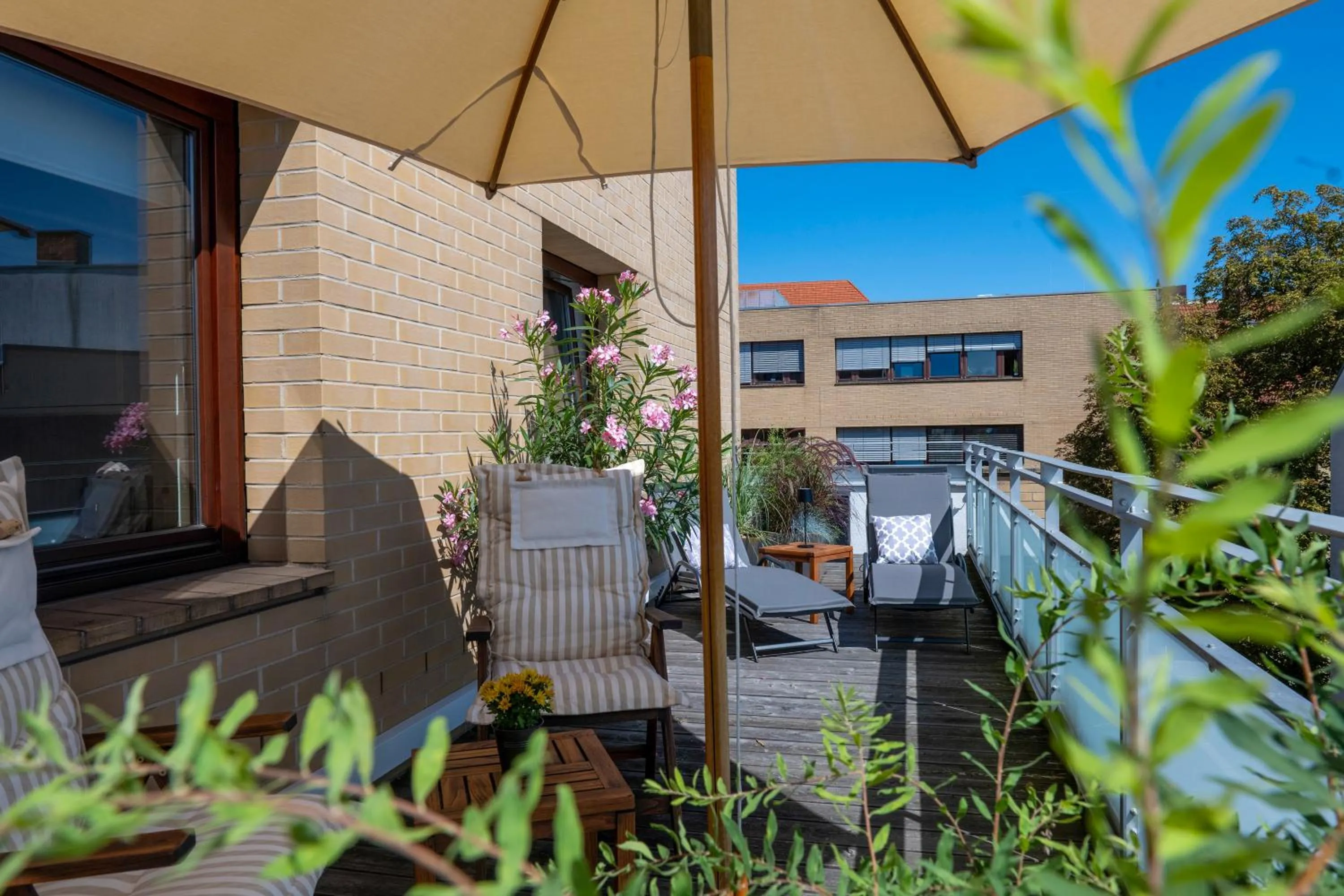 Balcony/Terrace in Hotel Aquino Berlin