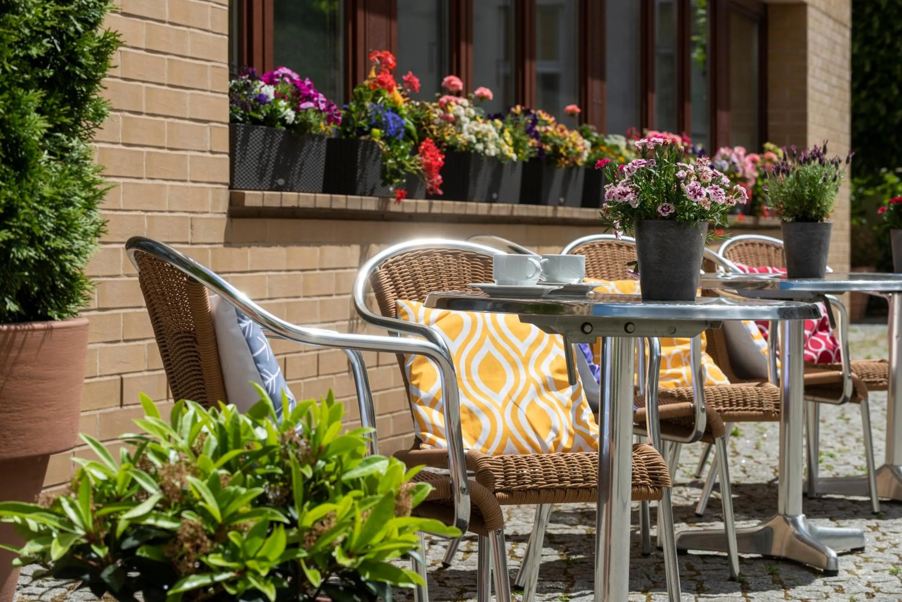 Garden in Hotel Aquino Berlin