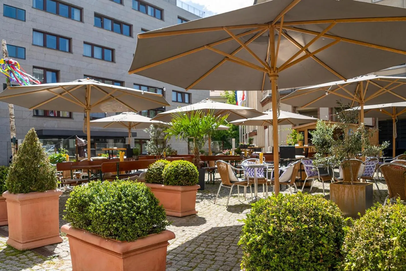 Garden in Hotel Aquino Berlin