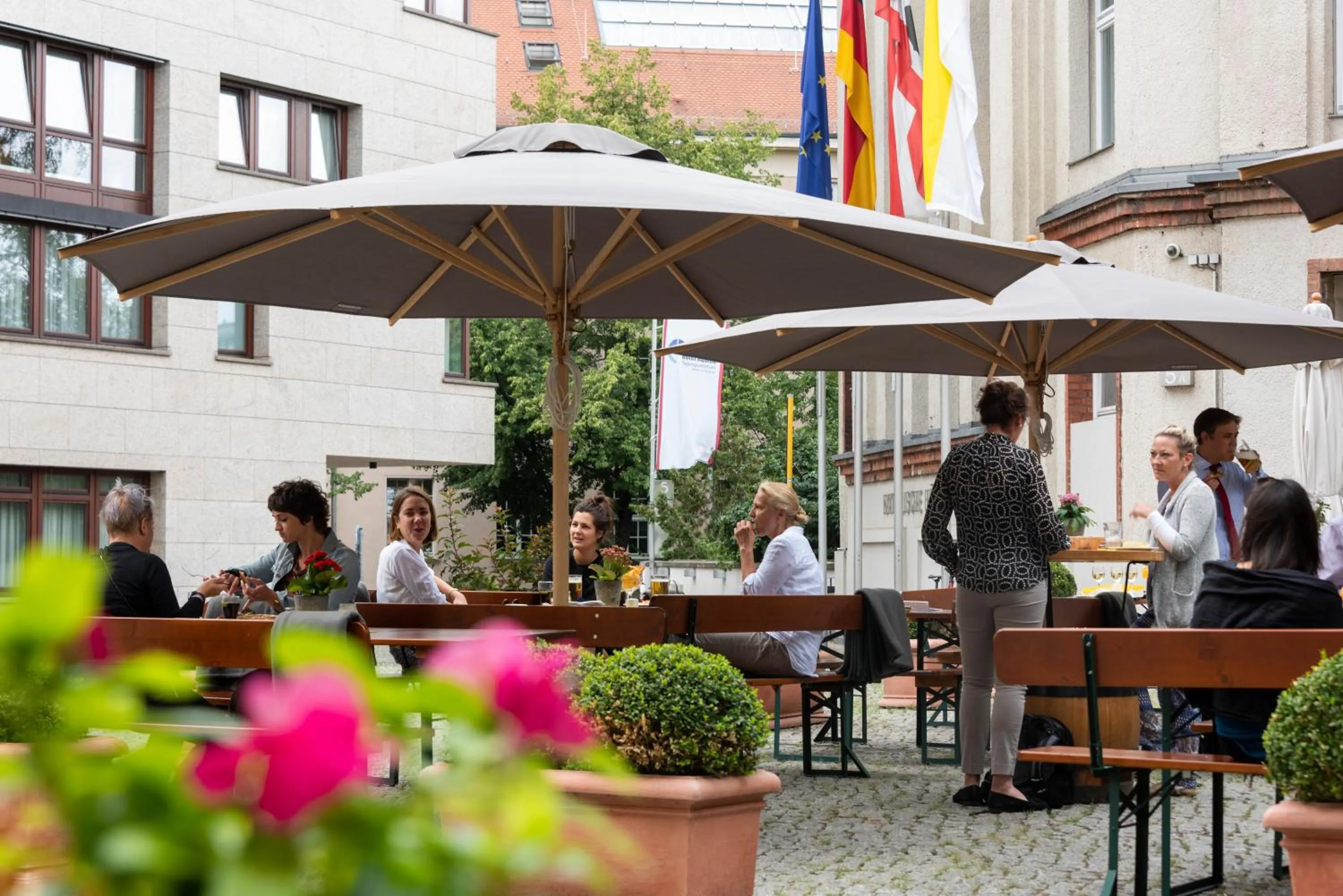 Balcony/Terrace in Hotel Aquino Berlin