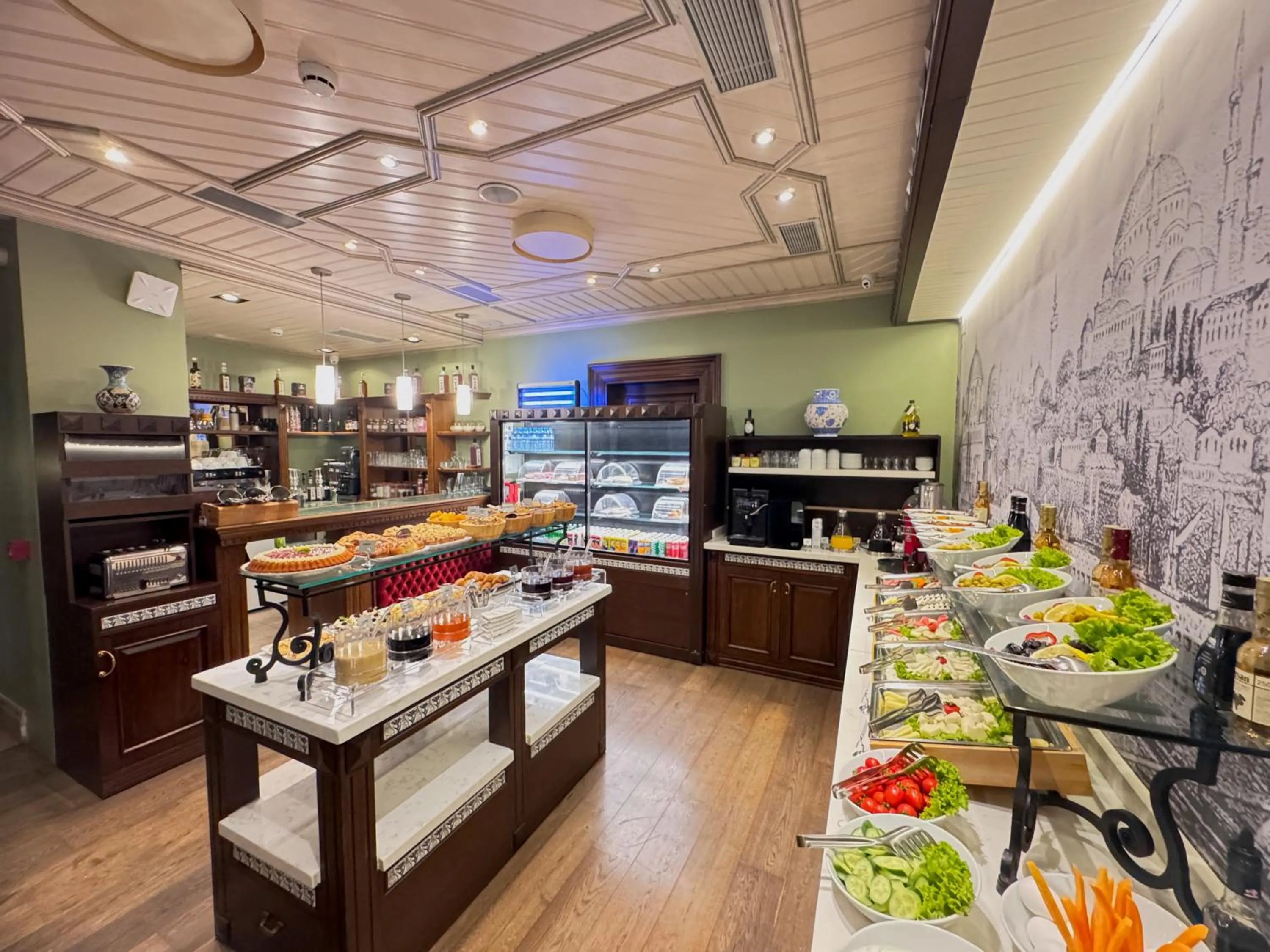 Buffet breakfast in Celine Hotel - Ottoman Mansion