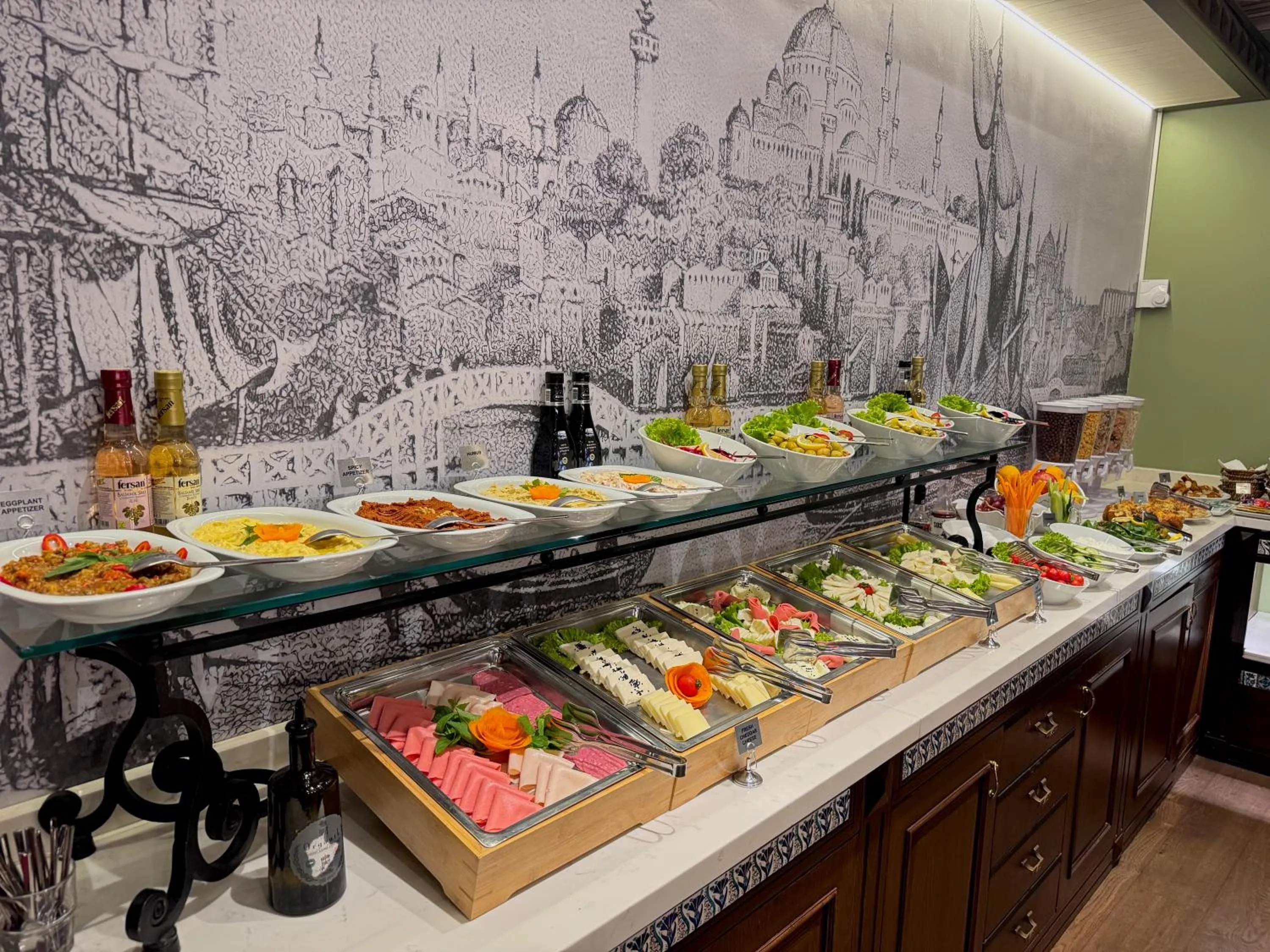 Buffet breakfast in Celine Hotel - Ottoman Mansion
