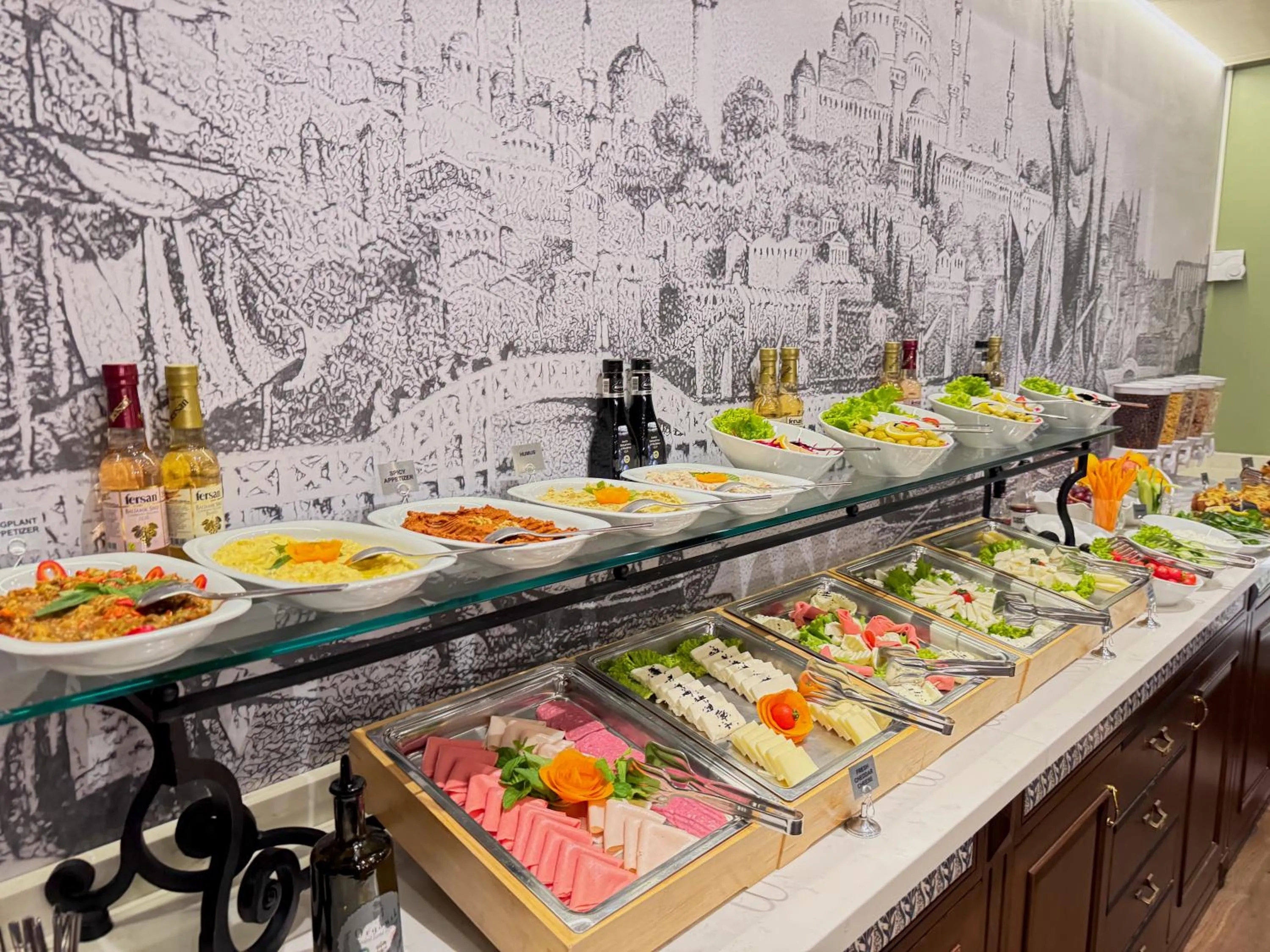 Buffet breakfast in Celine Hotel - Ottoman Mansion