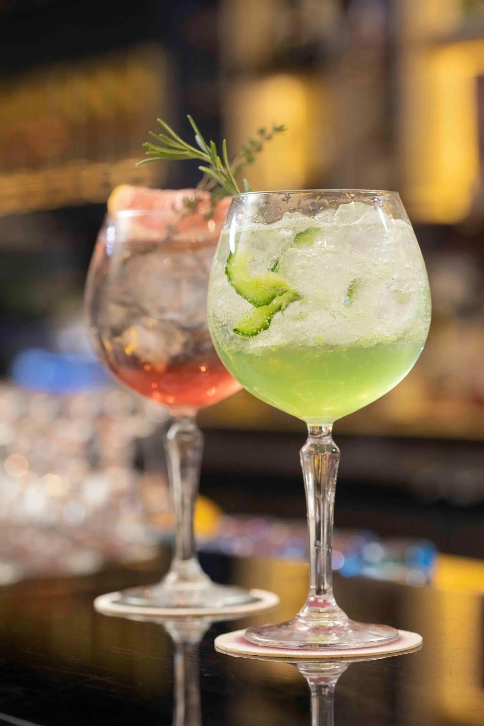 Alcoholic drinks in The Maslow Hotel, Sandton