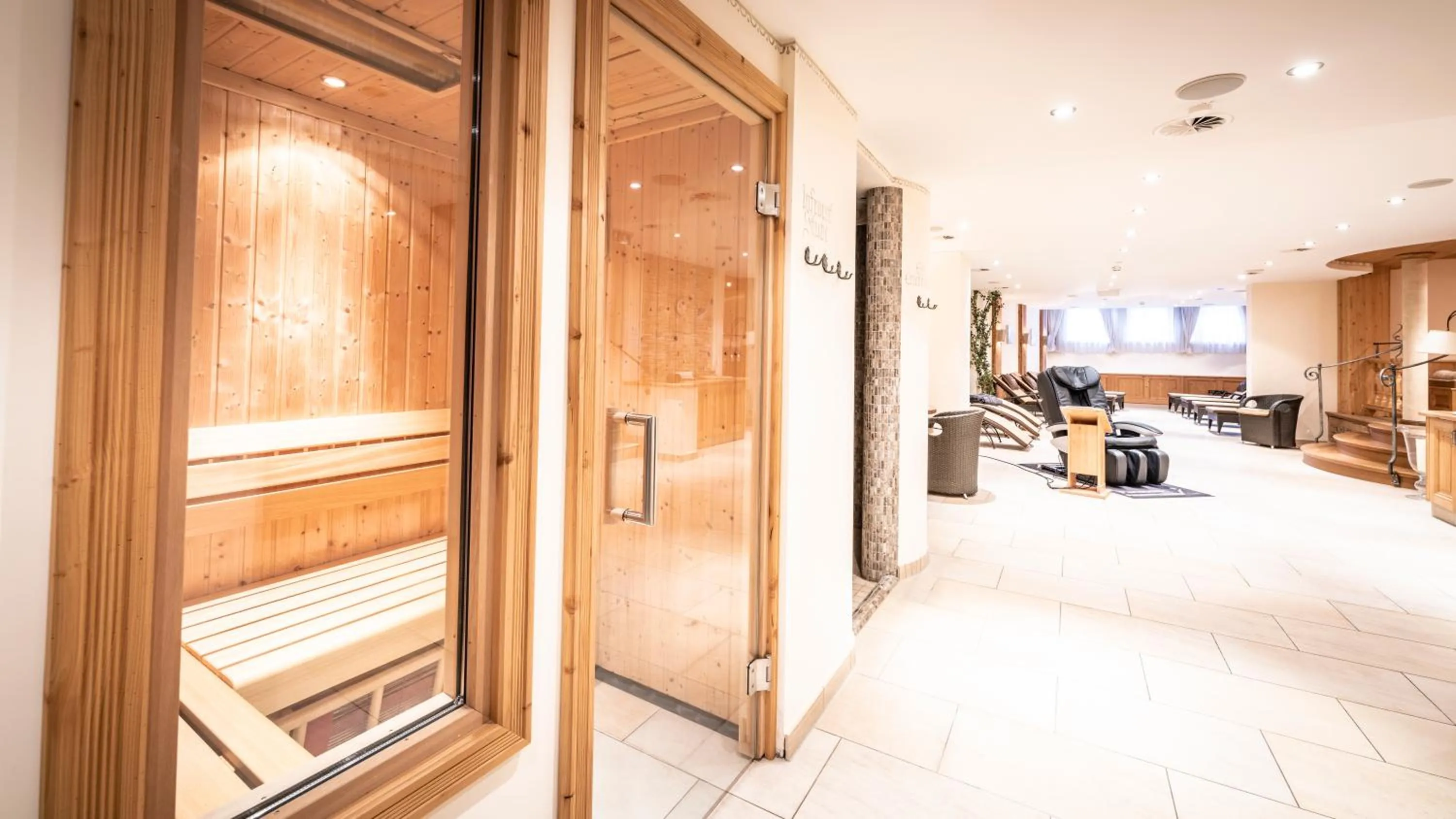 Sauna in Anthony´s Alpin Hotel Garni