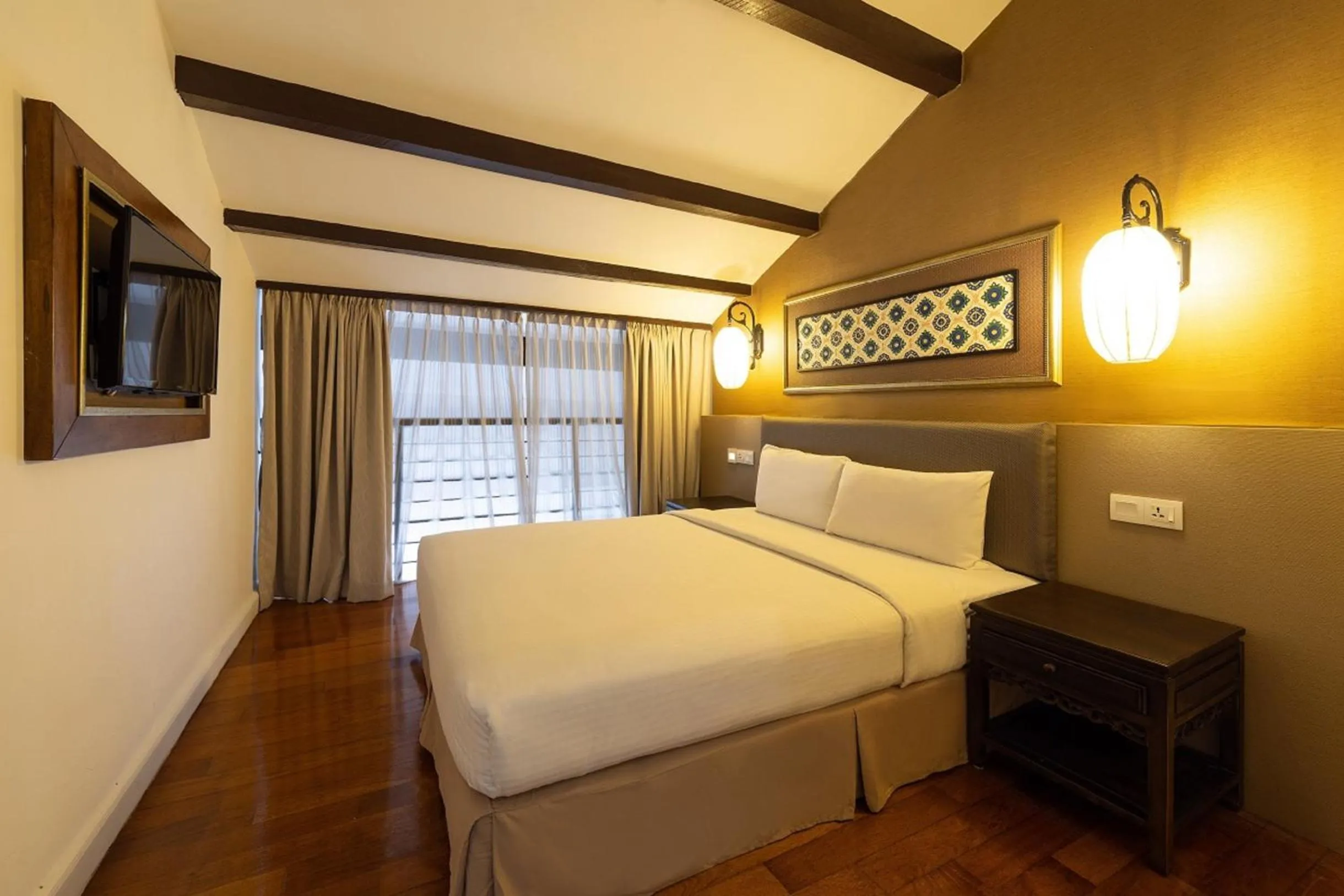 Bedroom, Bed in Hotel Puri Melaka