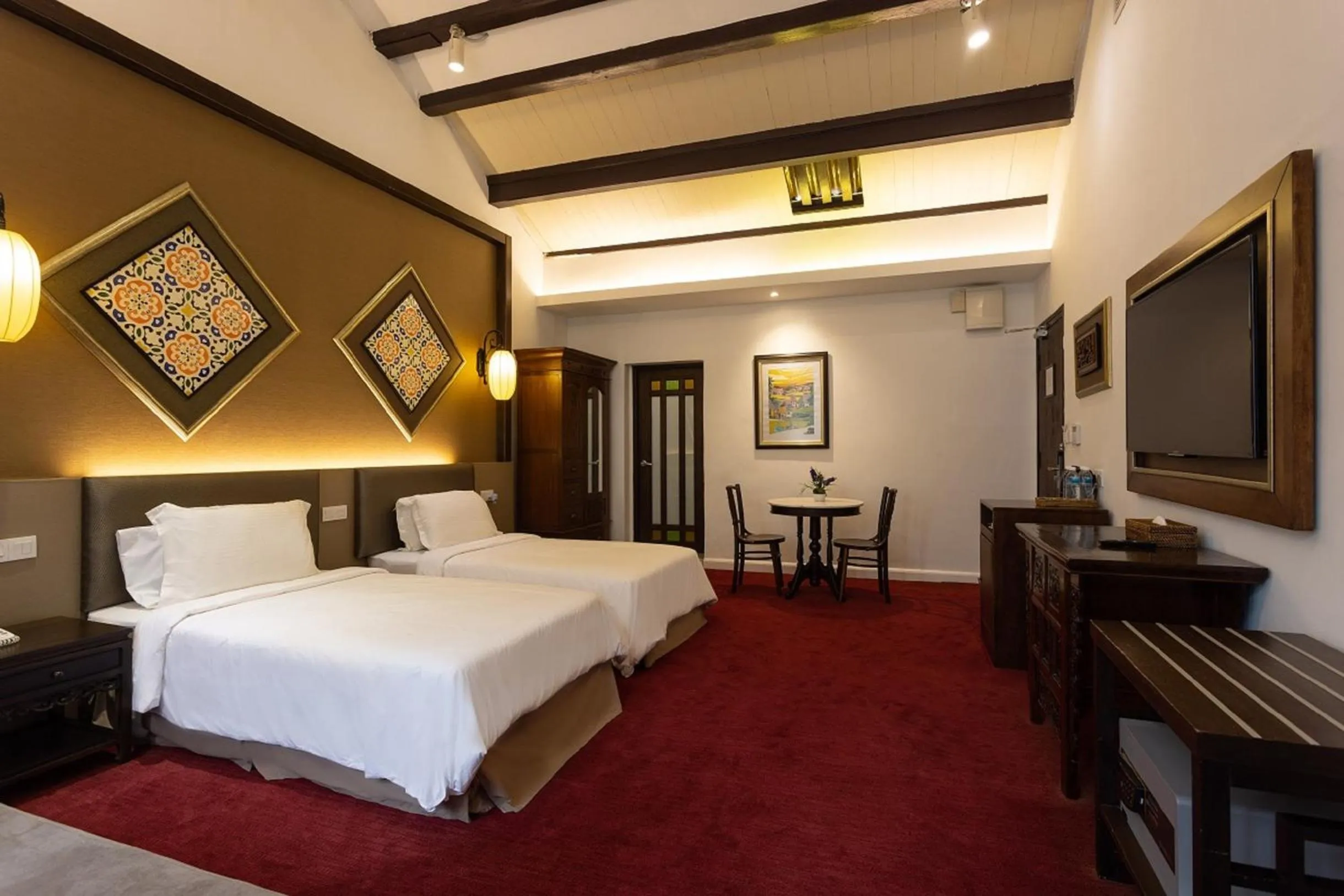 Bed in Hotel Puri Melaka