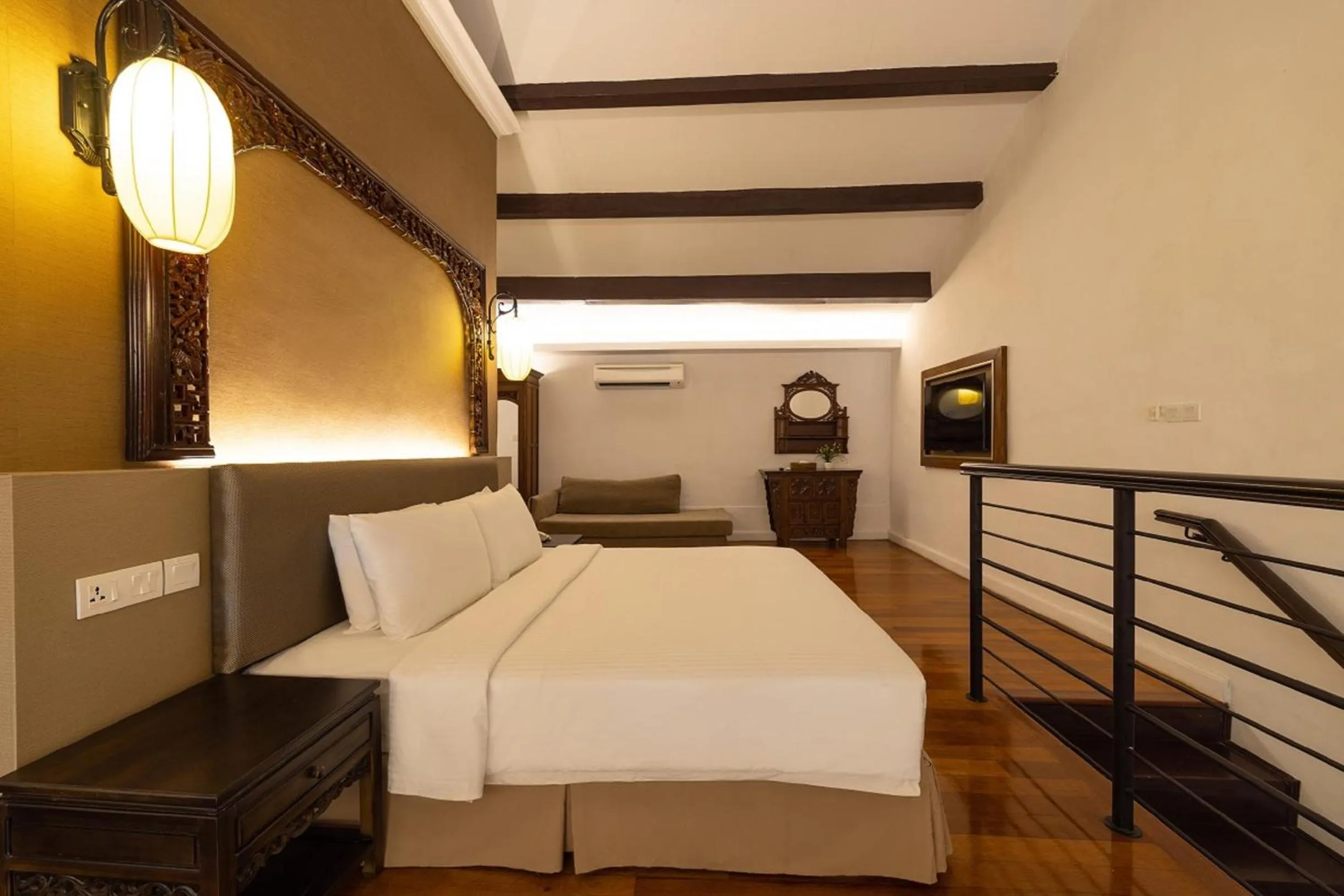 Bed in Hotel Puri Melaka