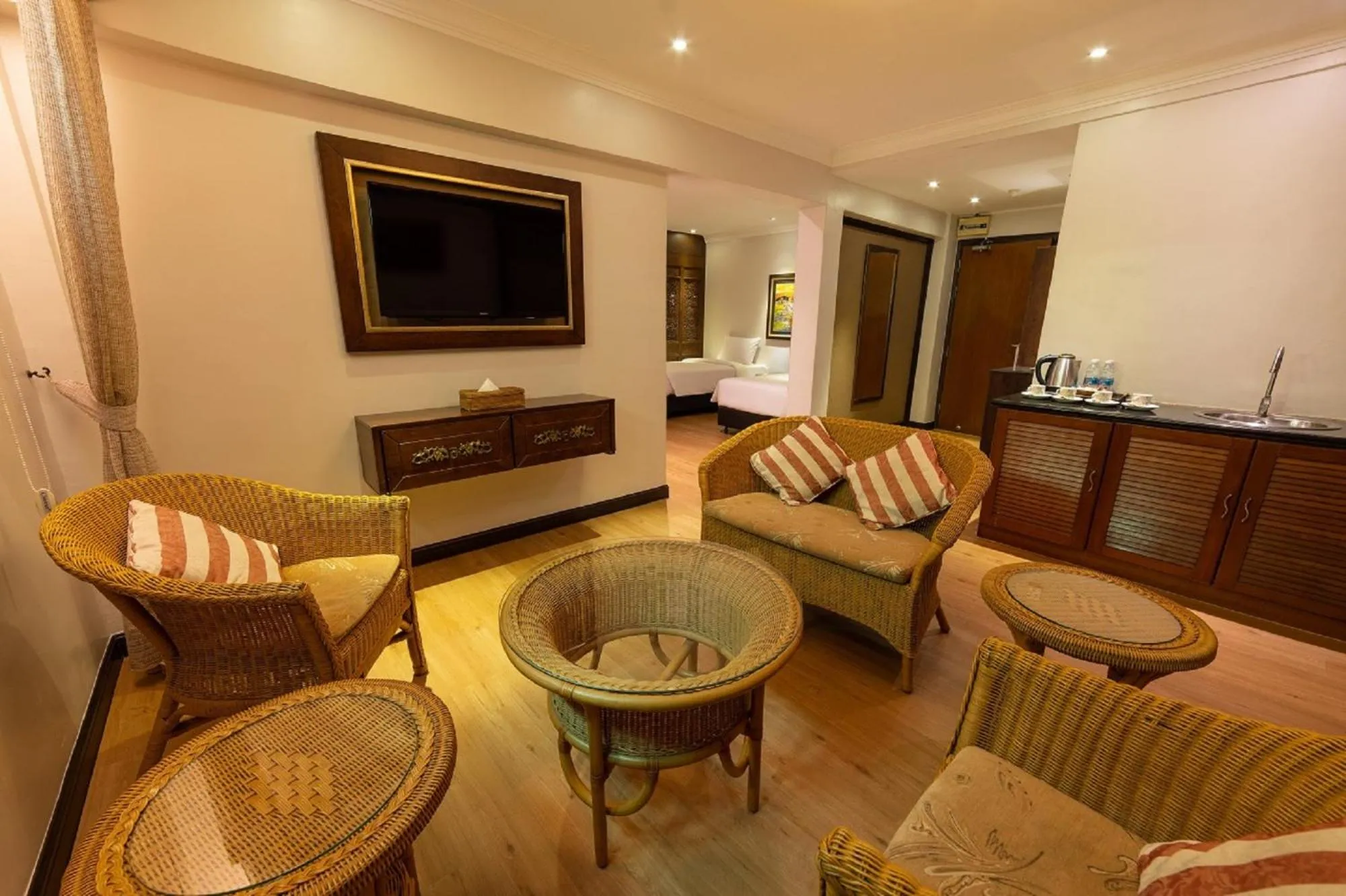 Living room in Hotel Puri Melaka