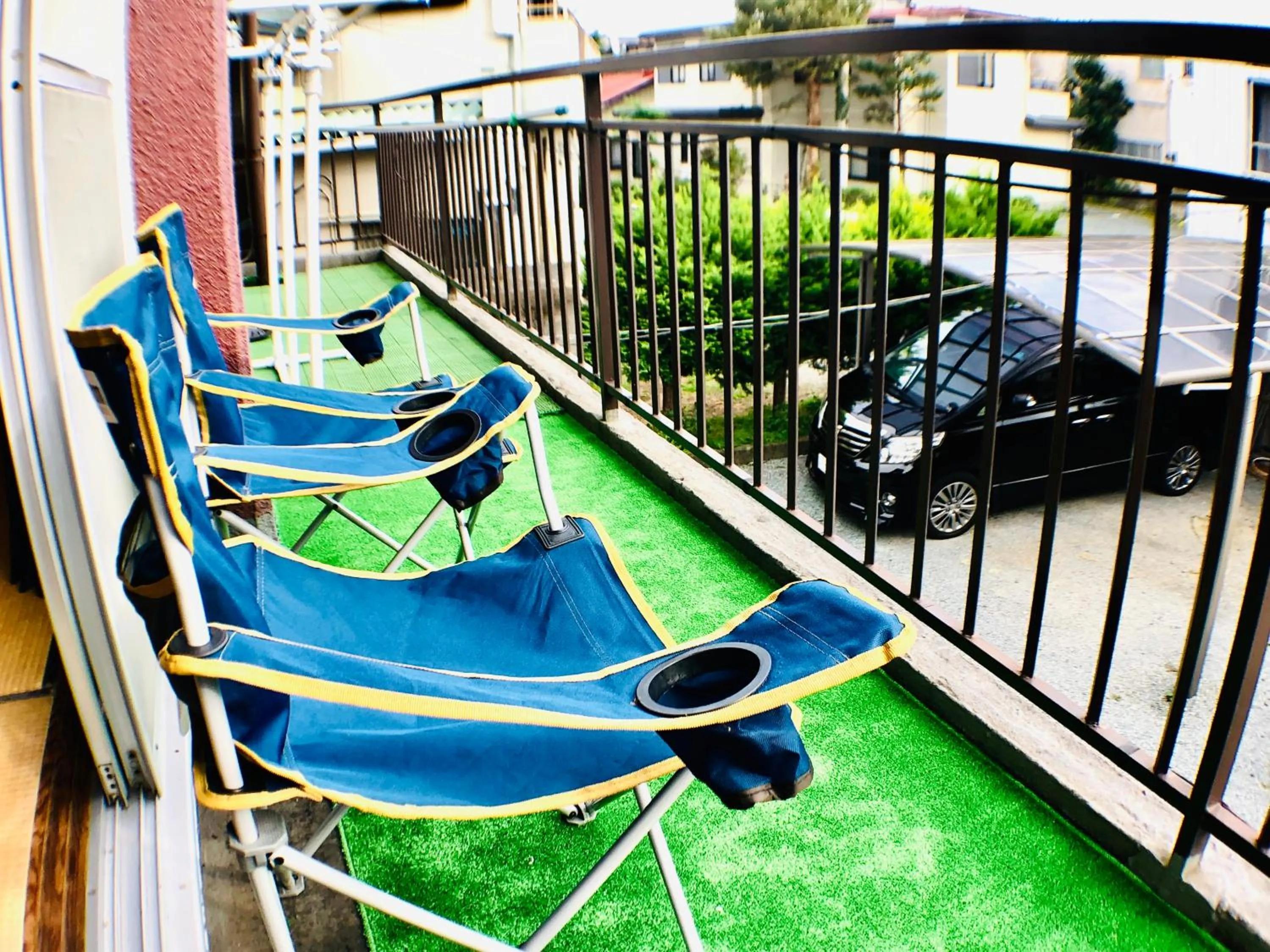 Balcony/Terrace in Habitacion NIIYA Mt Fuji