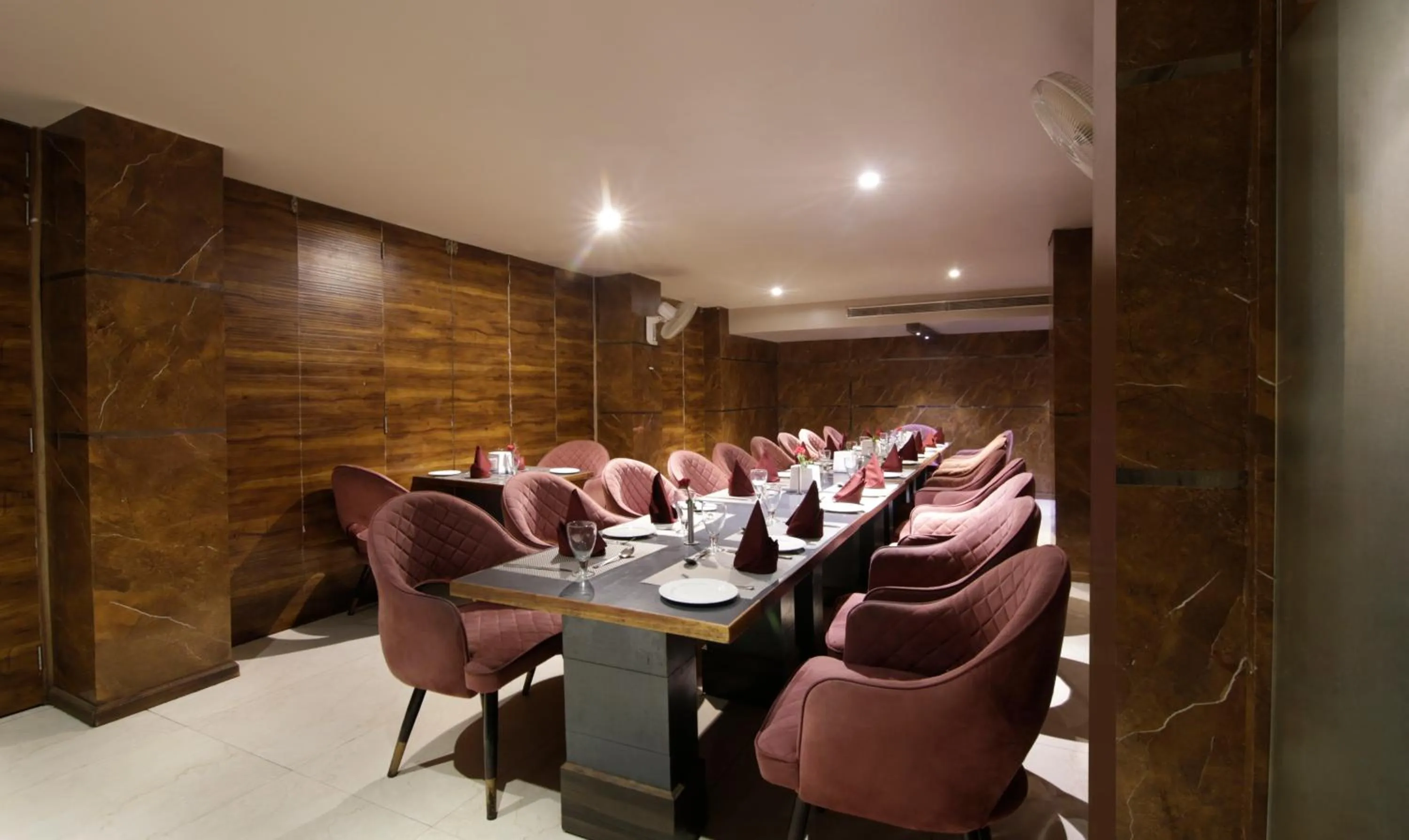 Dining area in Treebo Punjabi Nature Residency, Near Faridabad Railway Station