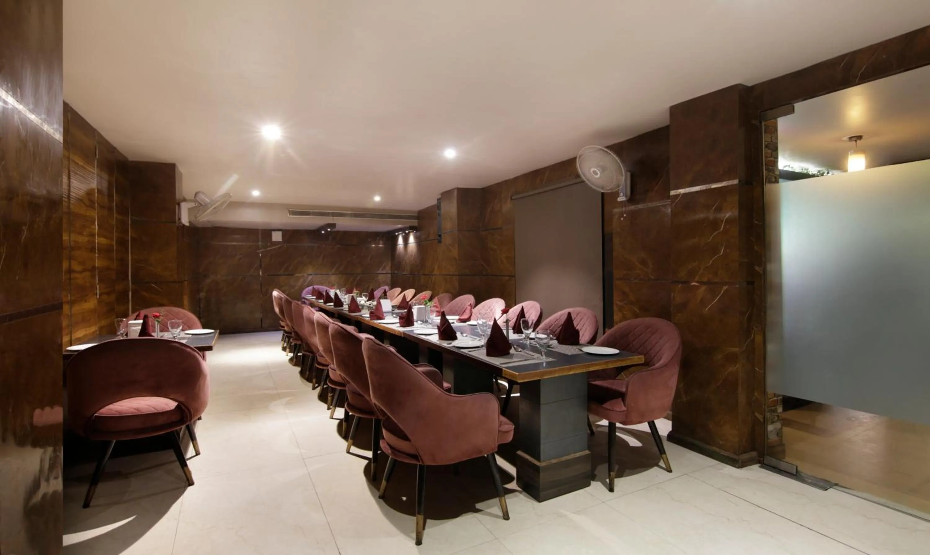 Dining area in Treebo Punjabi Nature Residency, Near Faridabad Railway Station