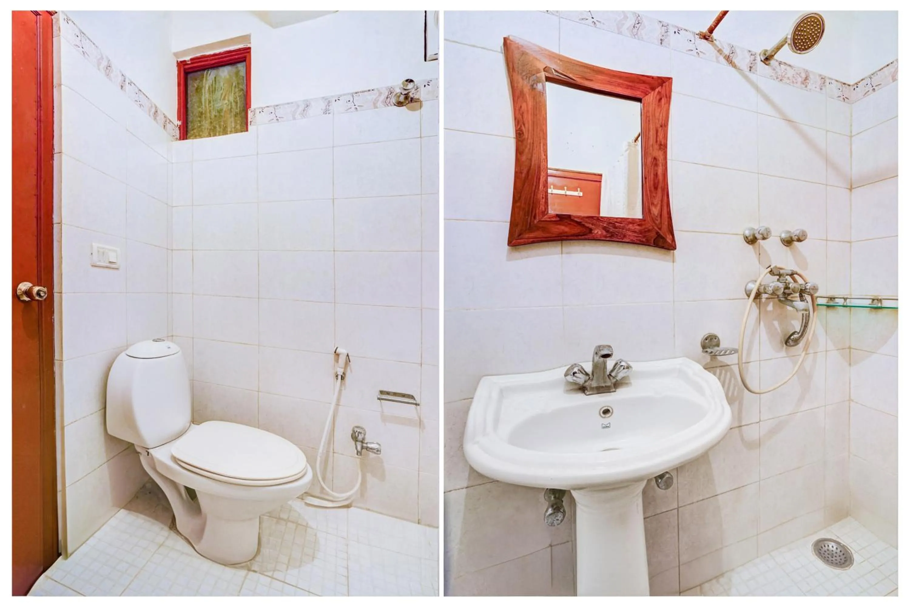 Bathroom in Hotel O Sansarchandra Road Formerly Luna Rosa