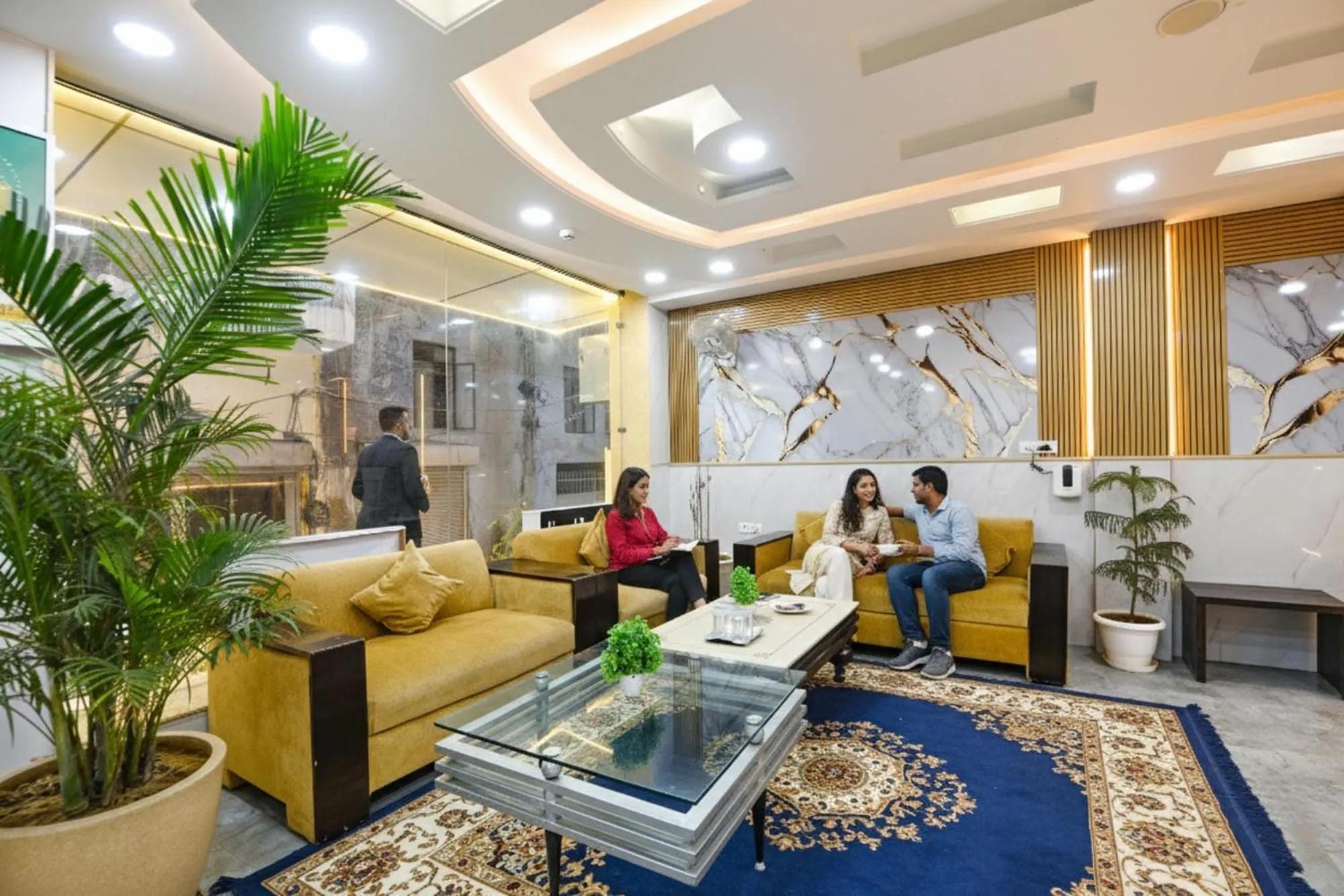 Seating area in FabHotel Airport Zone Olive