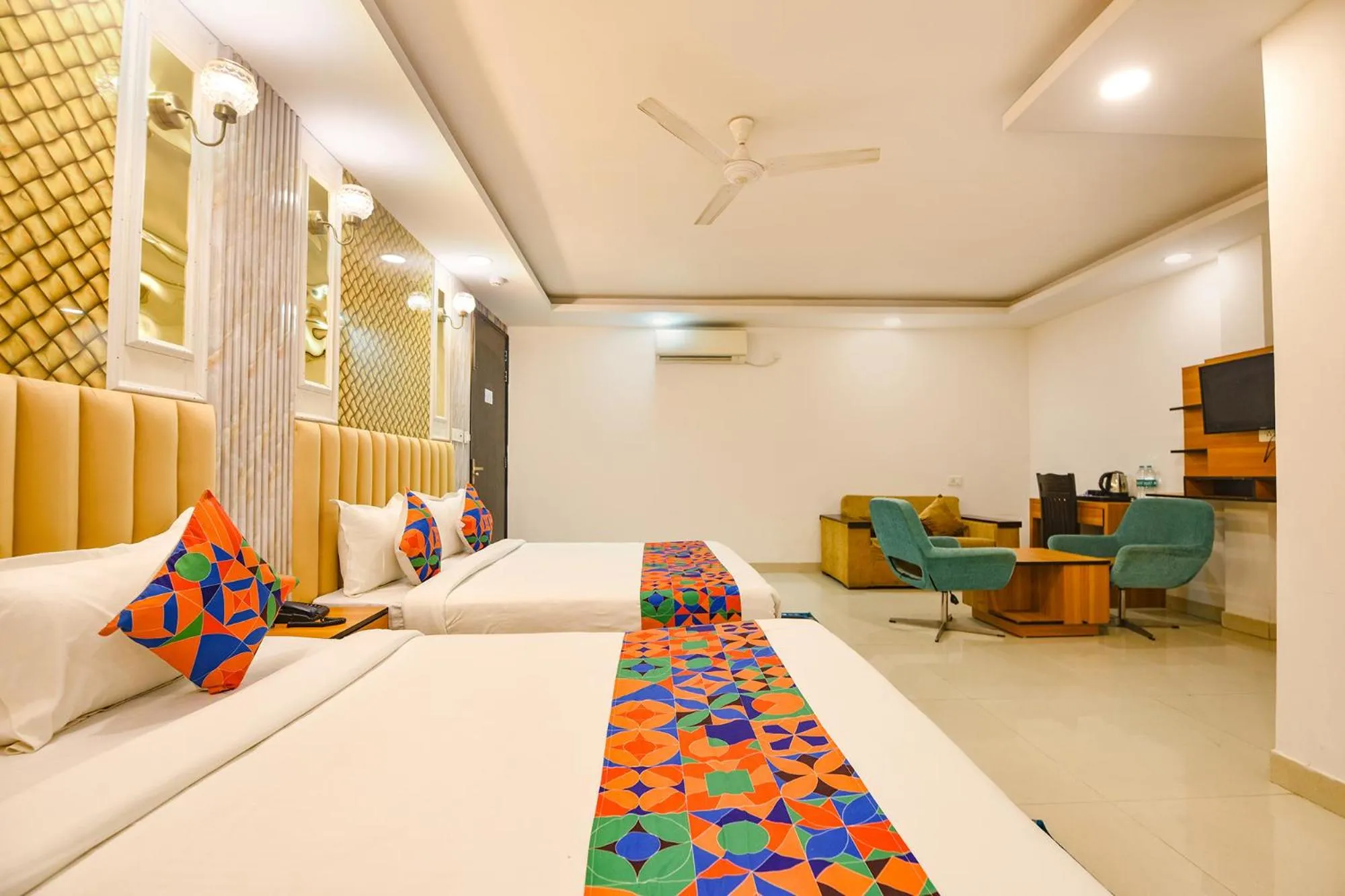 Bed in FabHotel Airport Zone Olive