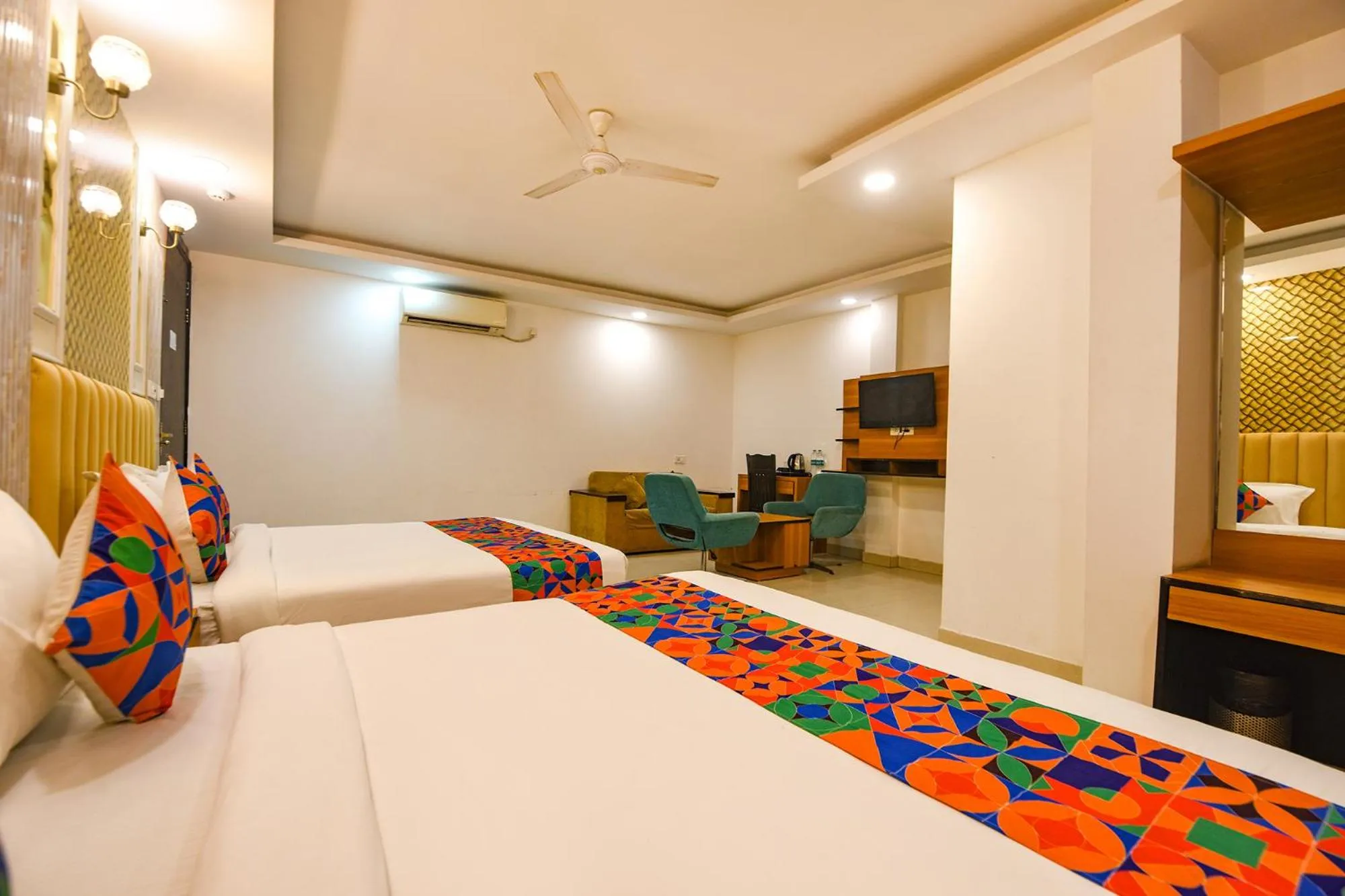 Bed in FabHotel Airport Zone Olive