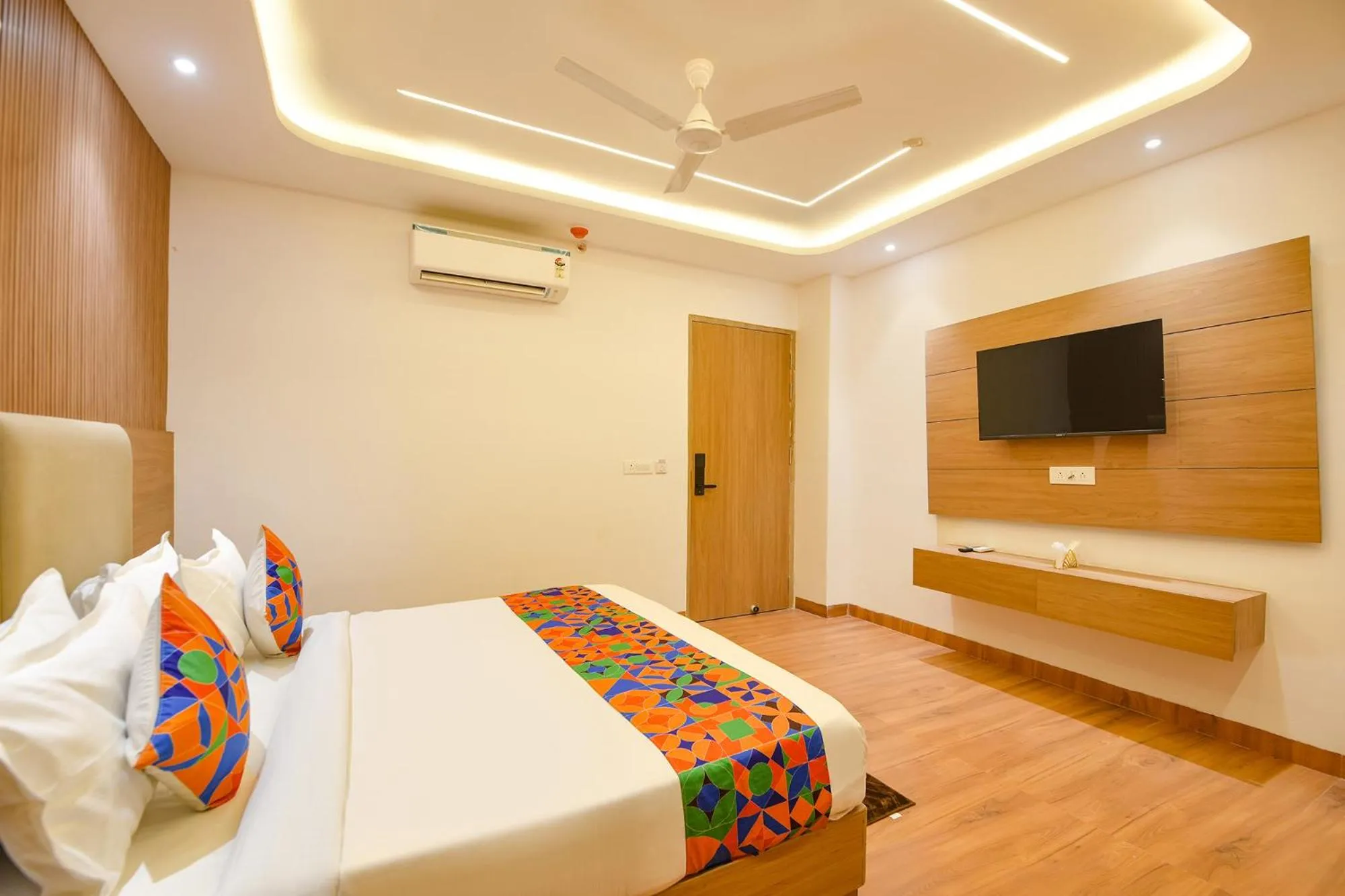 Bed in FabHotel Airport Zone Olive