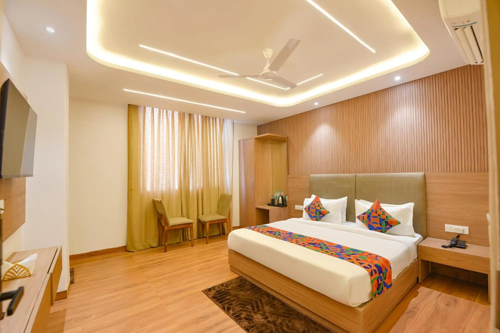 Bed in FabHotel Airport Zone Olive