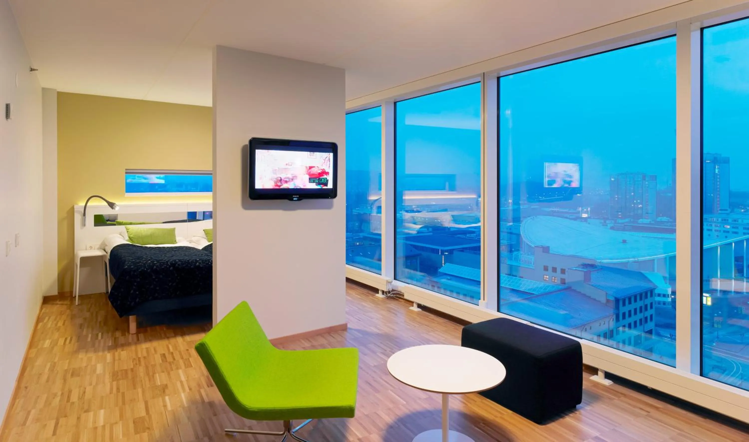 Bedroom in Scandic Opalen