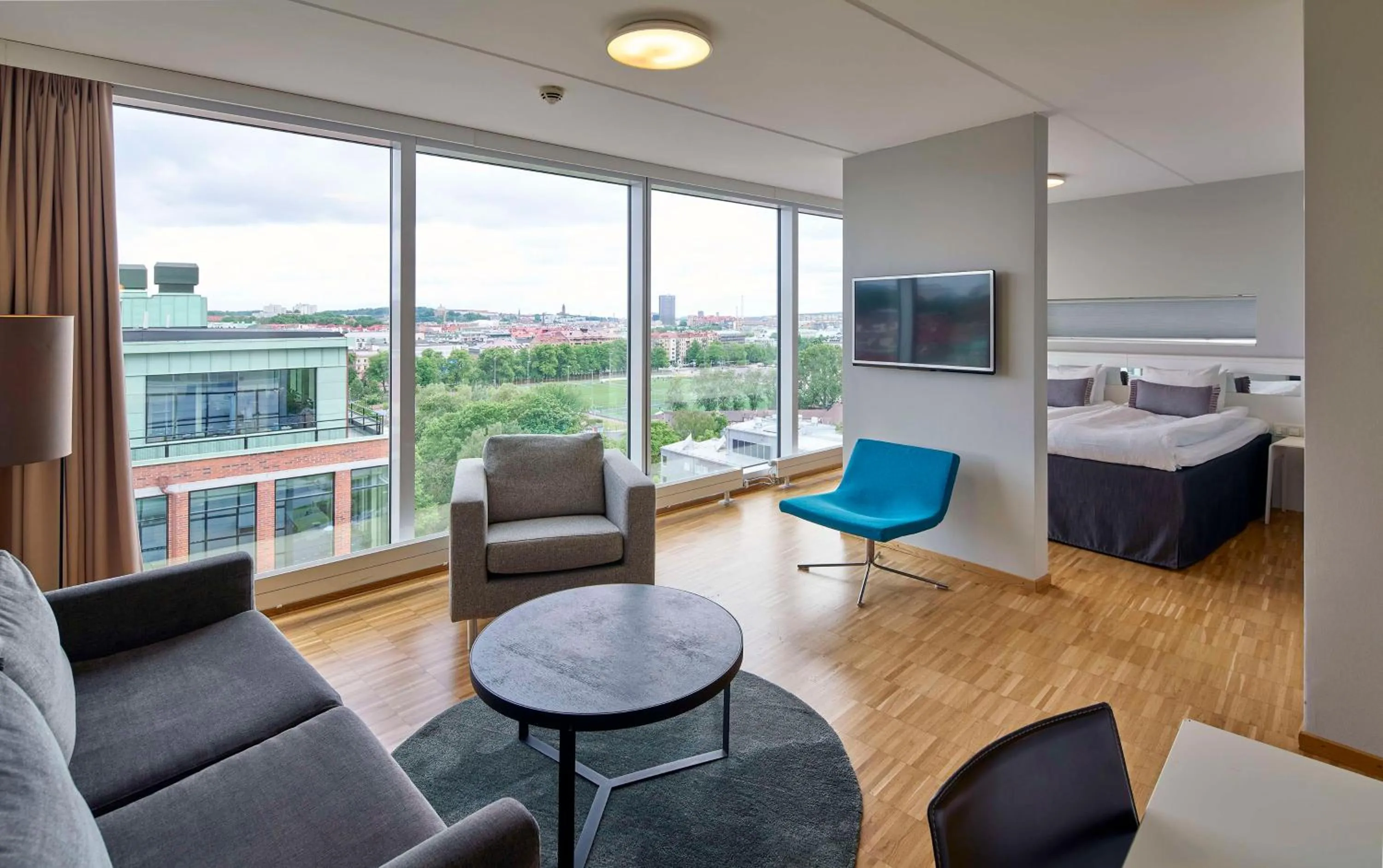 Bedroom, Bed in Scandic Opalen