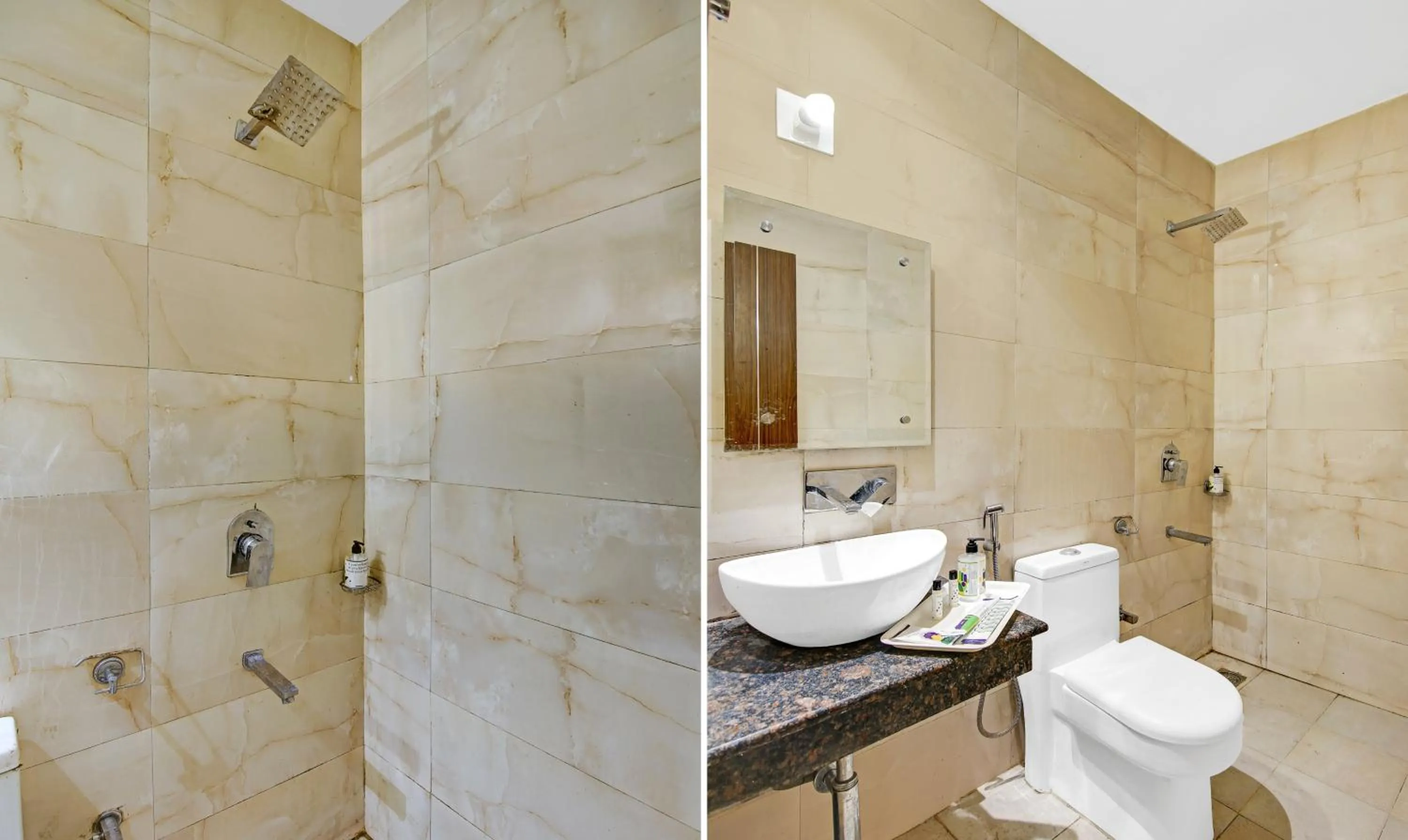 Bathroom in Itsy Hotels Amrita Raghunath Bazaar Jammu