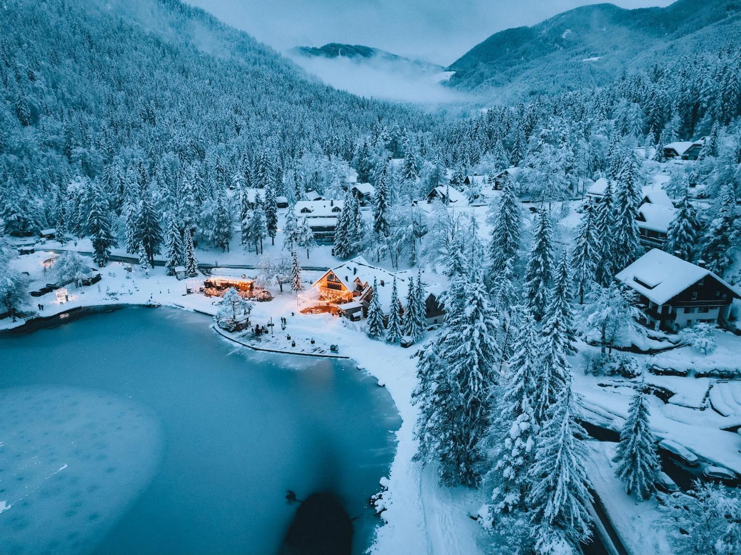 Property building in JASNA NATUR Resort by the lake