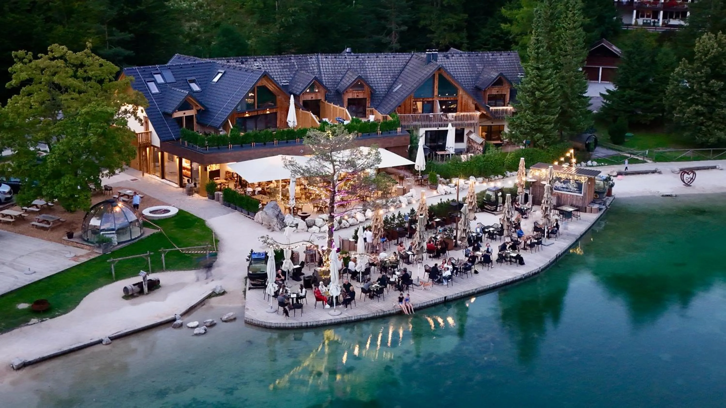 Property building in JASNA NATUR Resort by the lake