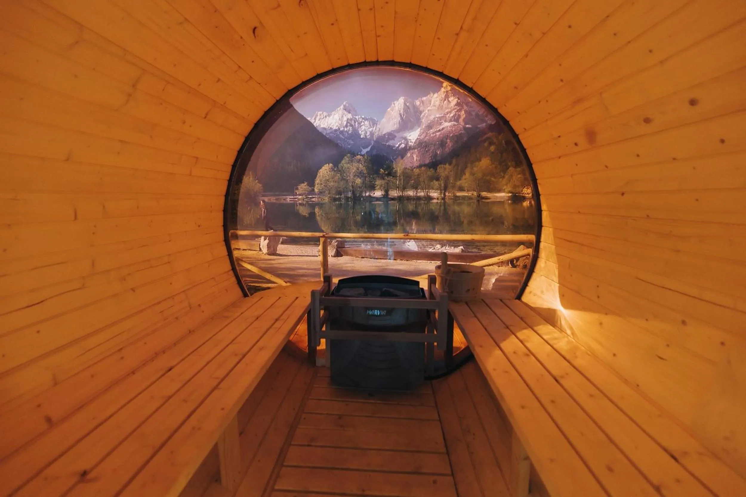 Natural landscape in JASNA NATUR Resort by the lake