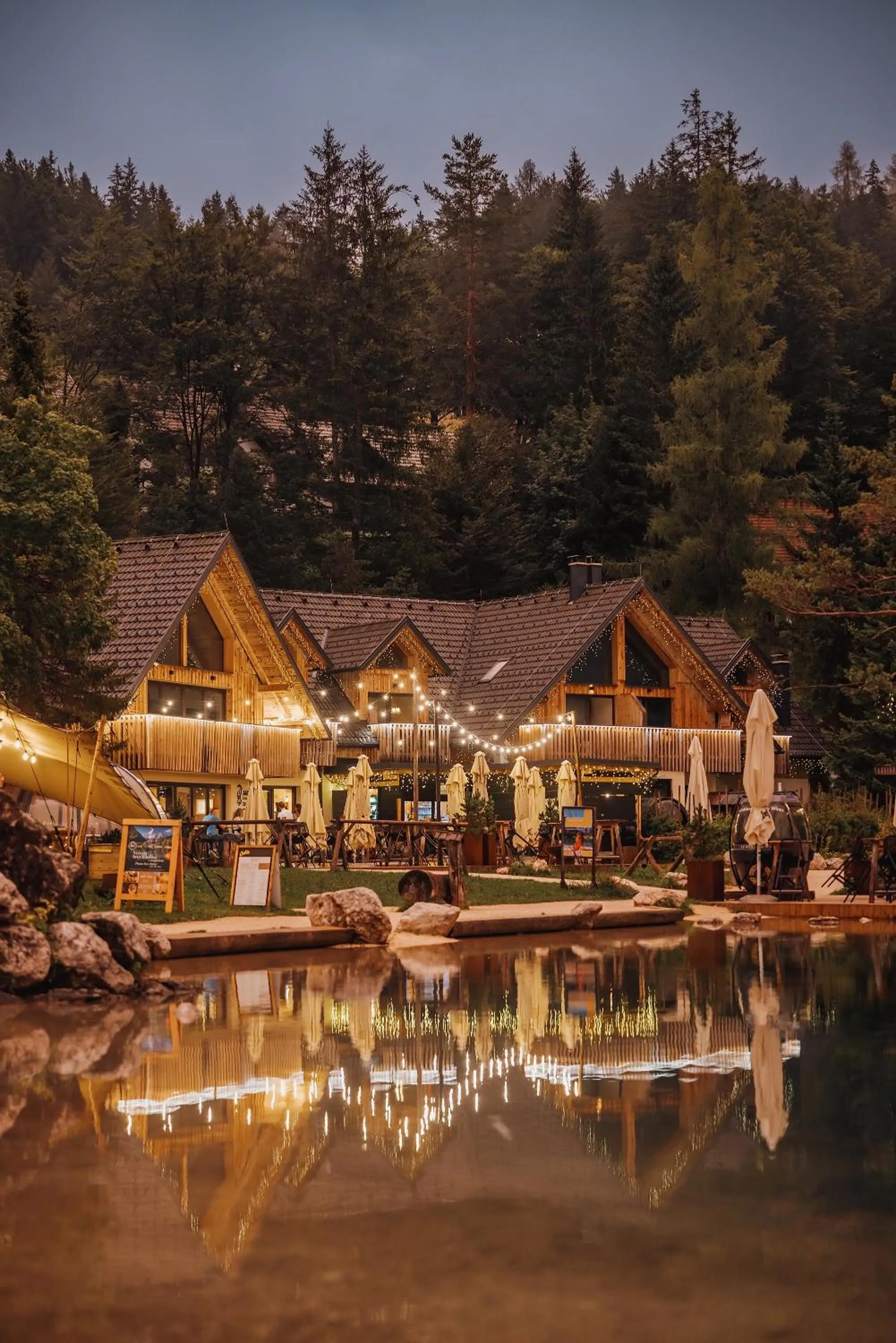 Property building in JASNA NATUR Resort by the lake