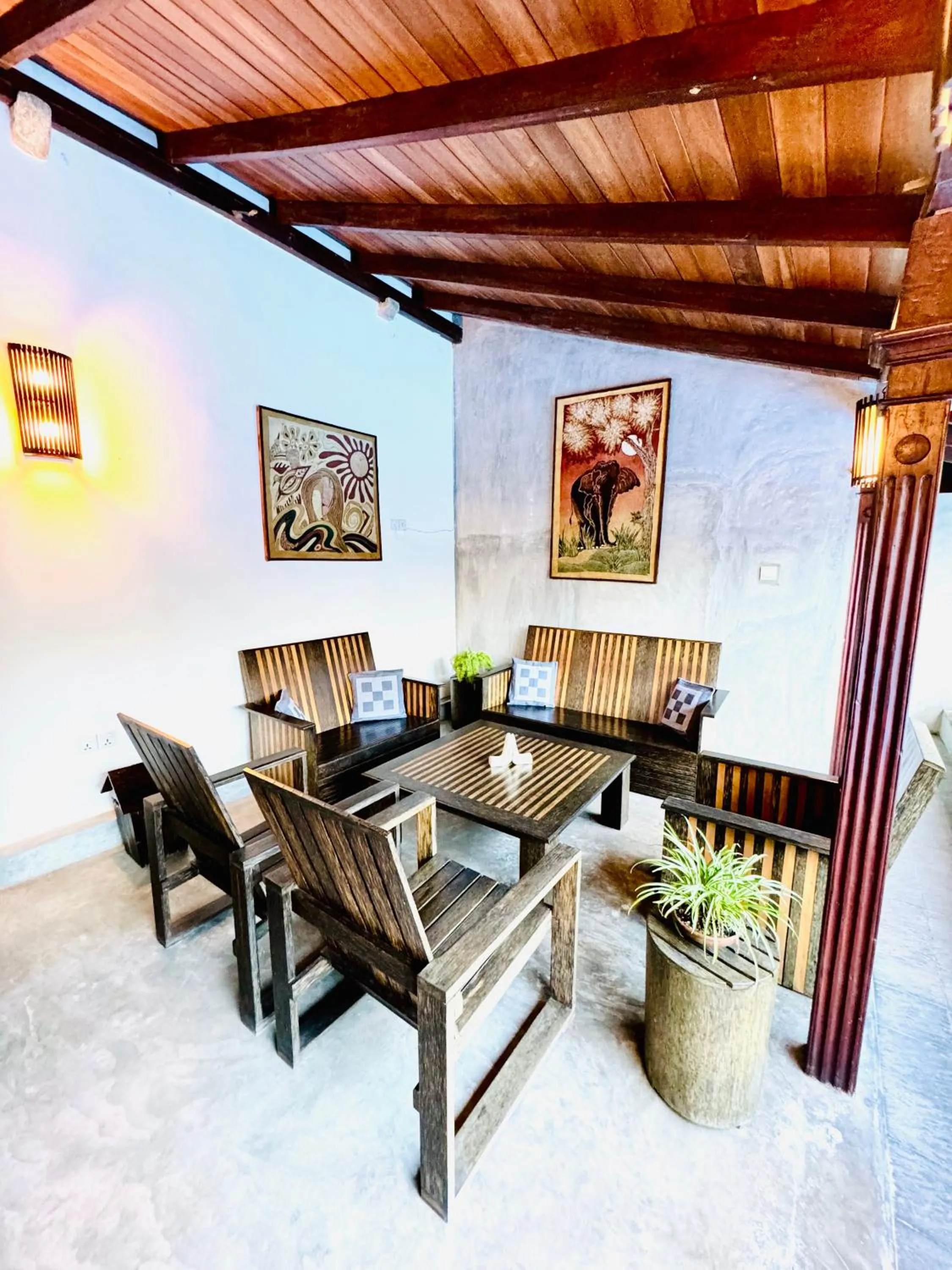 Seating area in Anama by Queens Mount