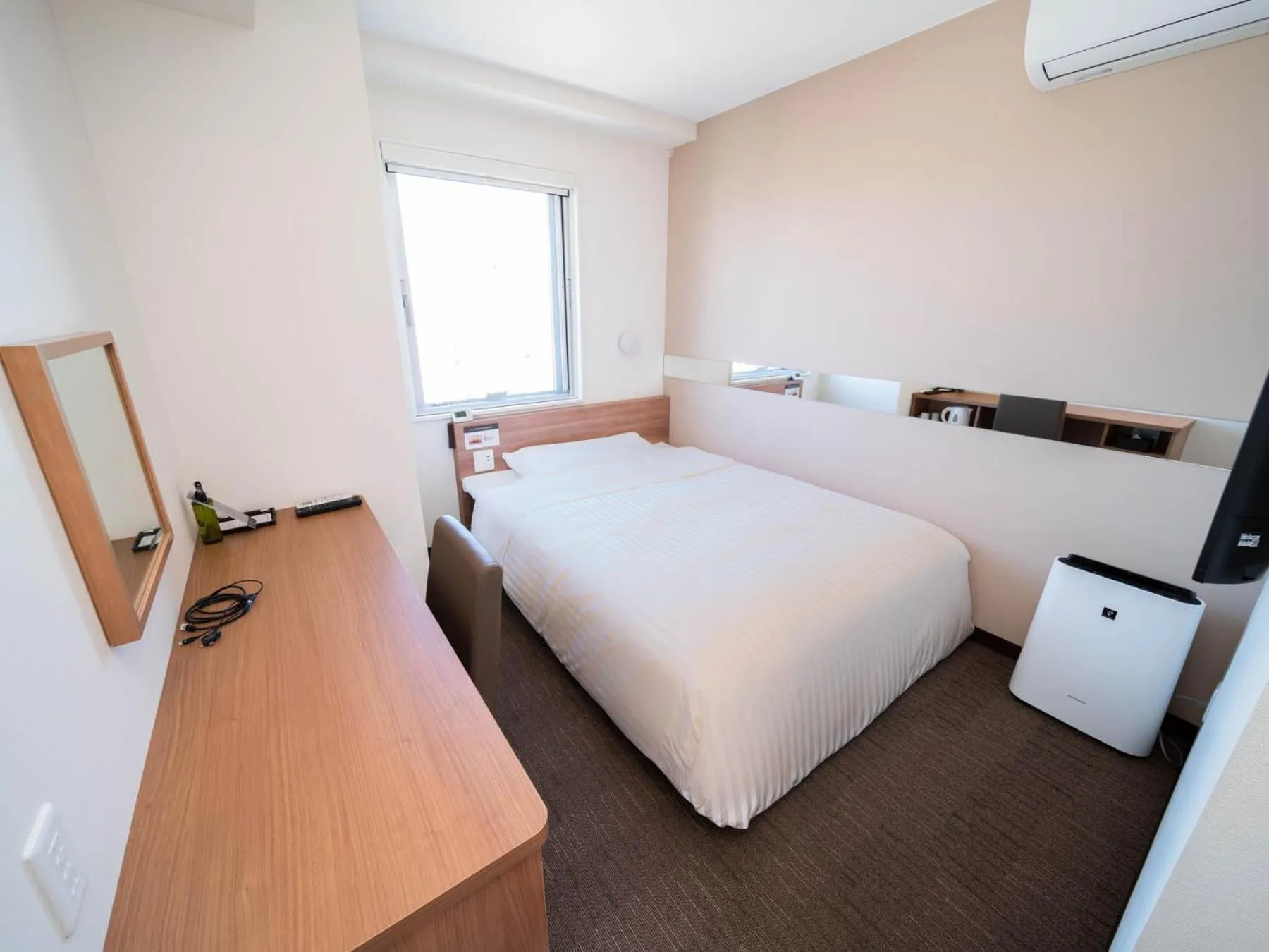 Photo of the whole room, Bed in Super Hotel Yamagata Sakurambo-Higashine Station Front